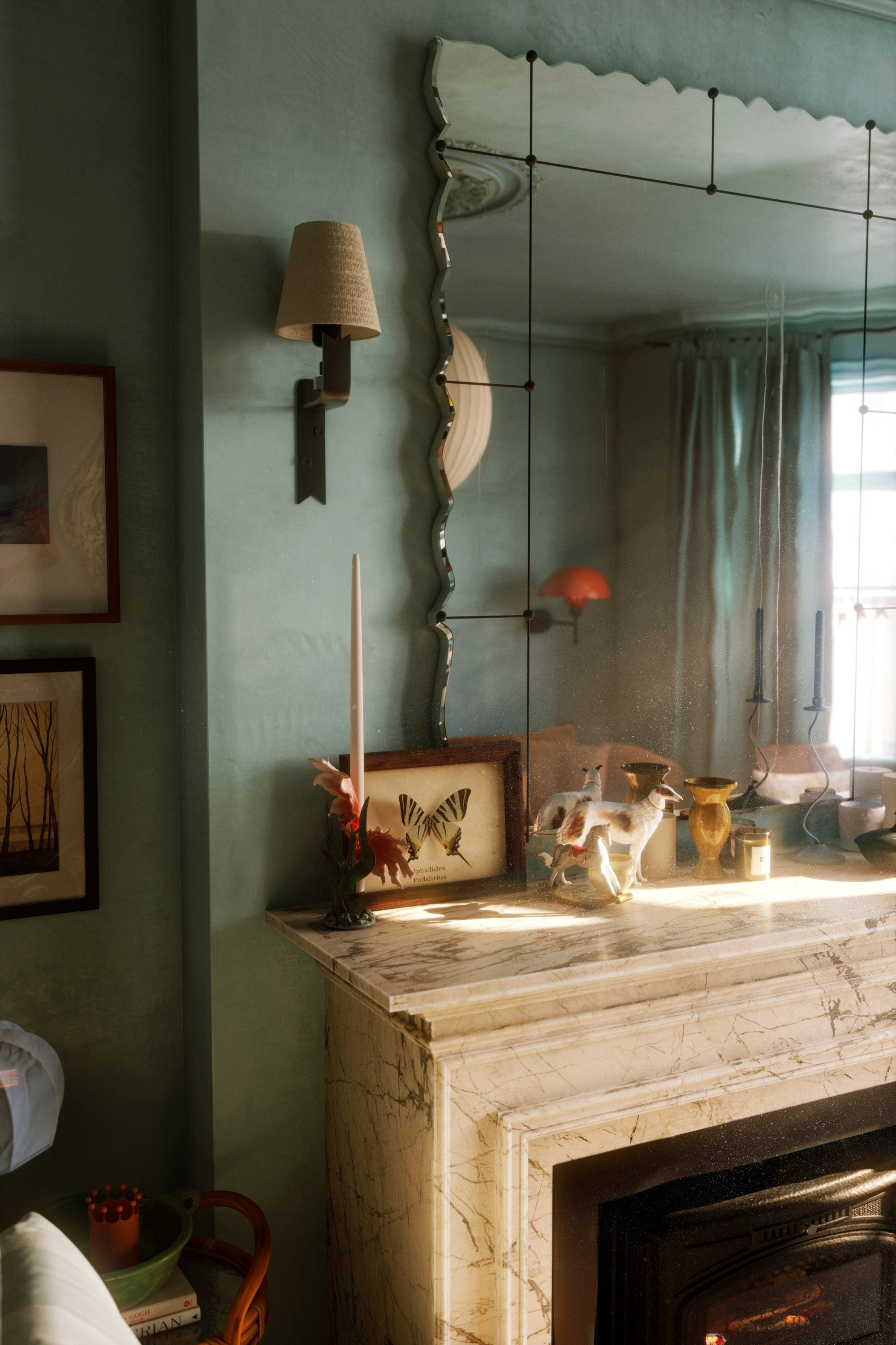 Работа по референсу/ синий. Визуализации Дизайн проектов