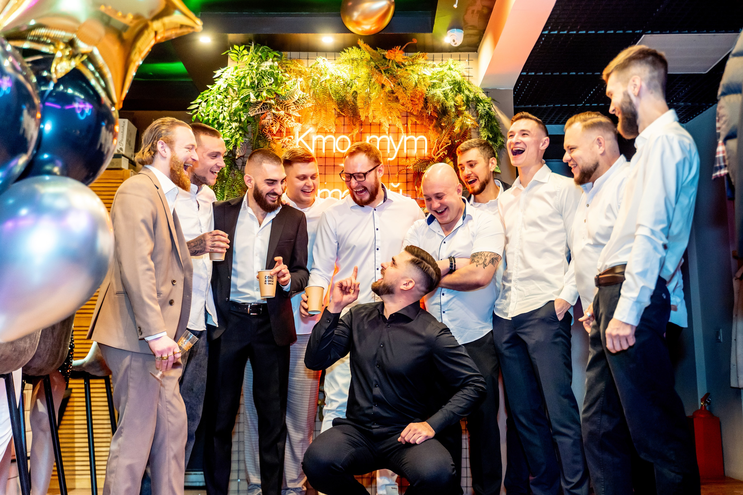 Вечеринка сюрприз для мужа. Взрослый День Рождения. Фотограф \ Видеограф на Крещение, Венчание Москва| Семейные съемки