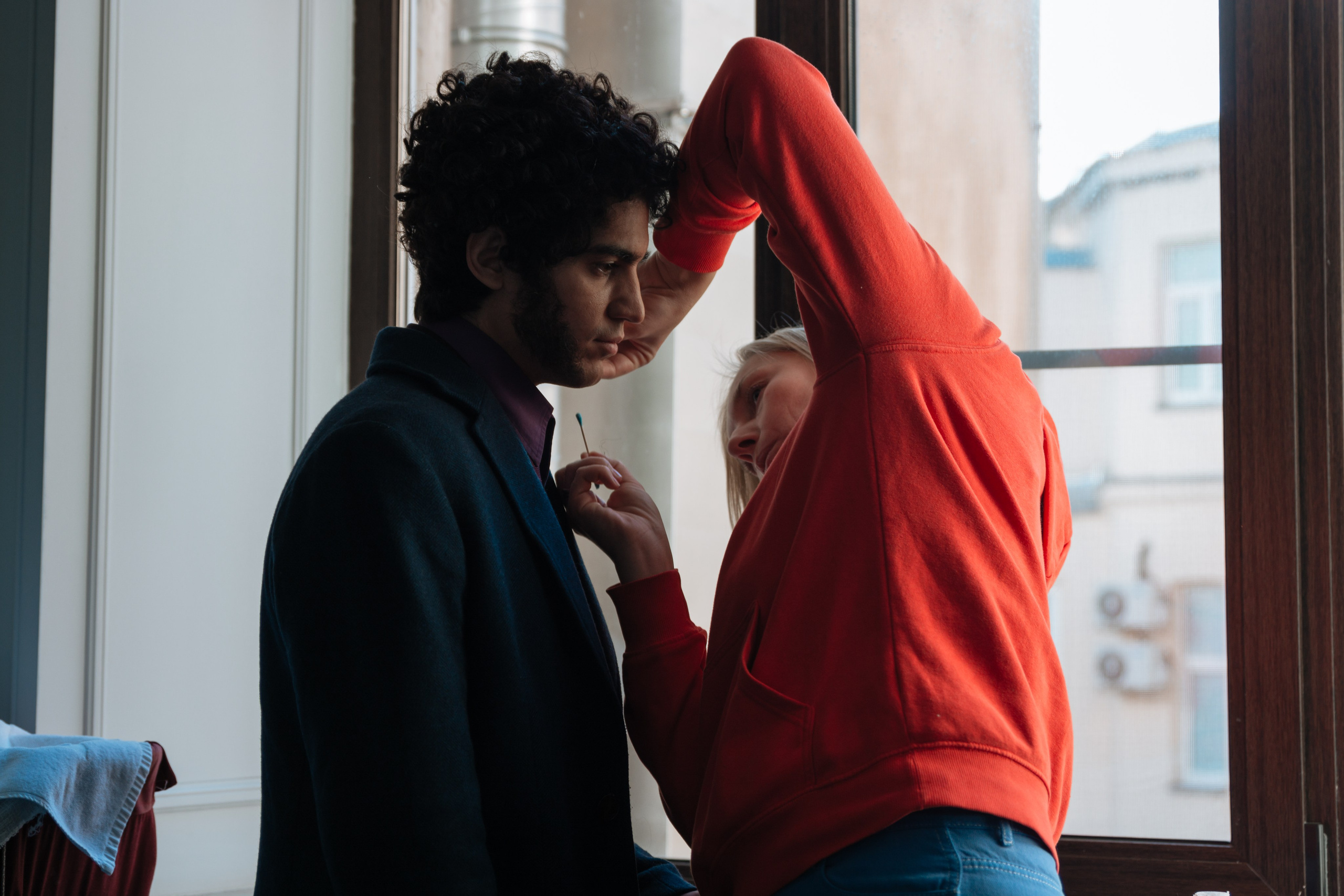 Пушкин в отеле «Оболенский». Съёмка ролика для конкурса. Портретный фотограф в Санкт-Петербурге Дмитриева Наталия