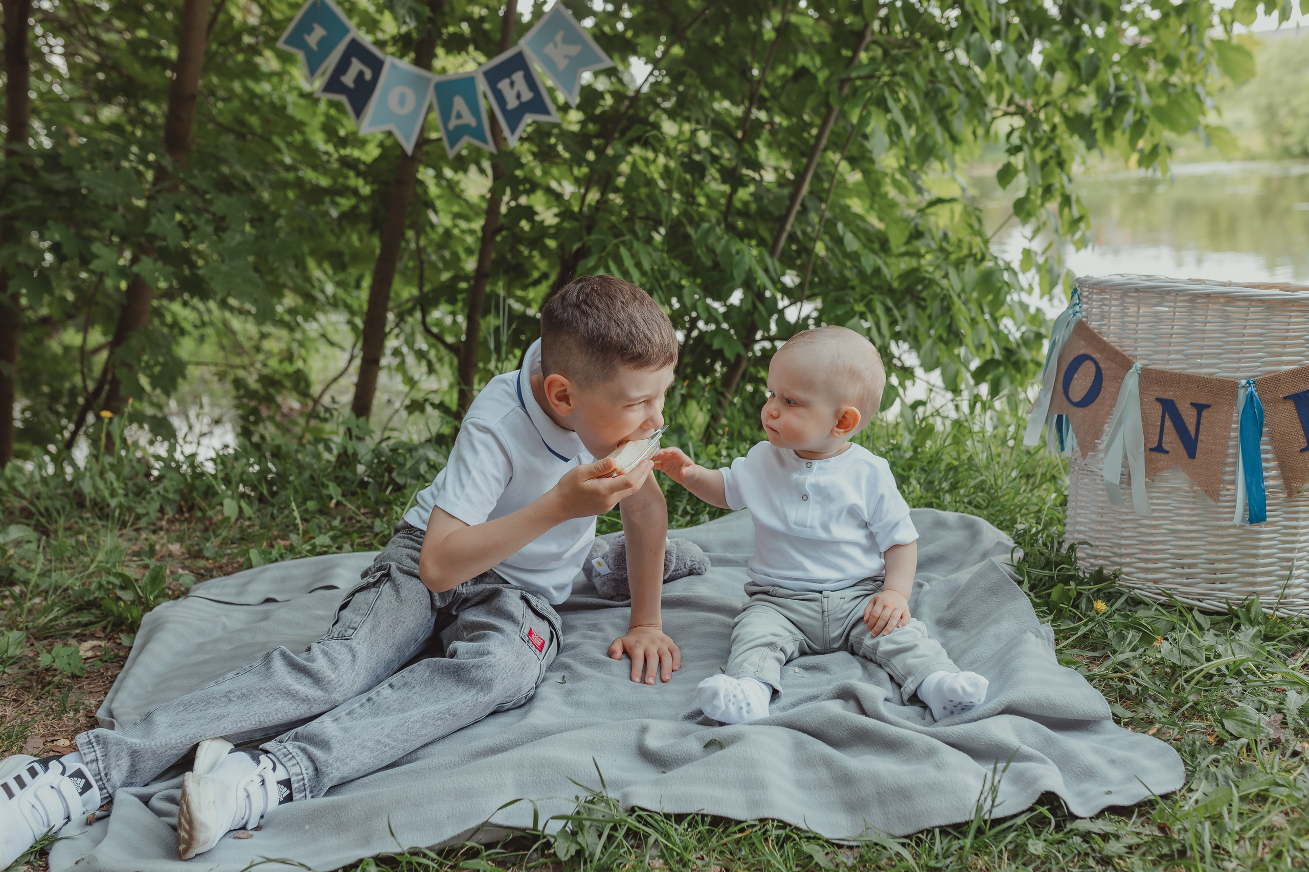 Степе годик. Семейный и домашний фотограф в Москве и МО Королева Валерия