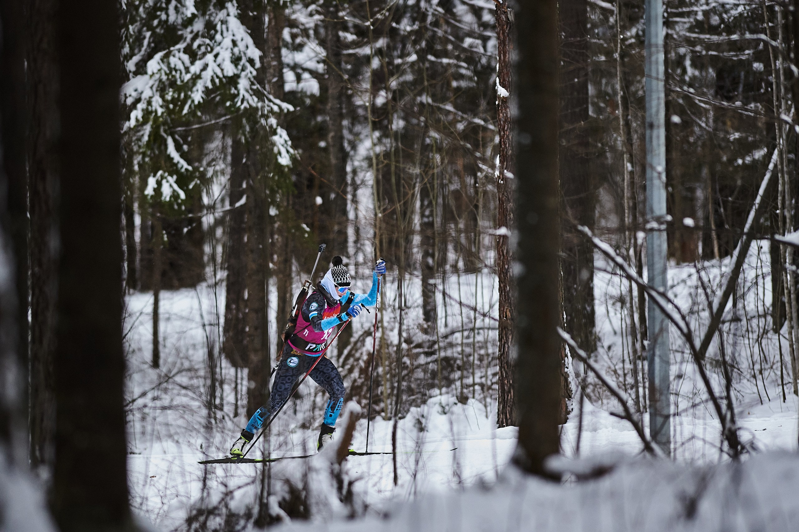 Биатлон. Чемпионат России — 2024/2025, 3-й этап, Ижевск. Ижевская винтовка. Спортивный репортажный фотограф в Ижевске Сергей Мерзляков