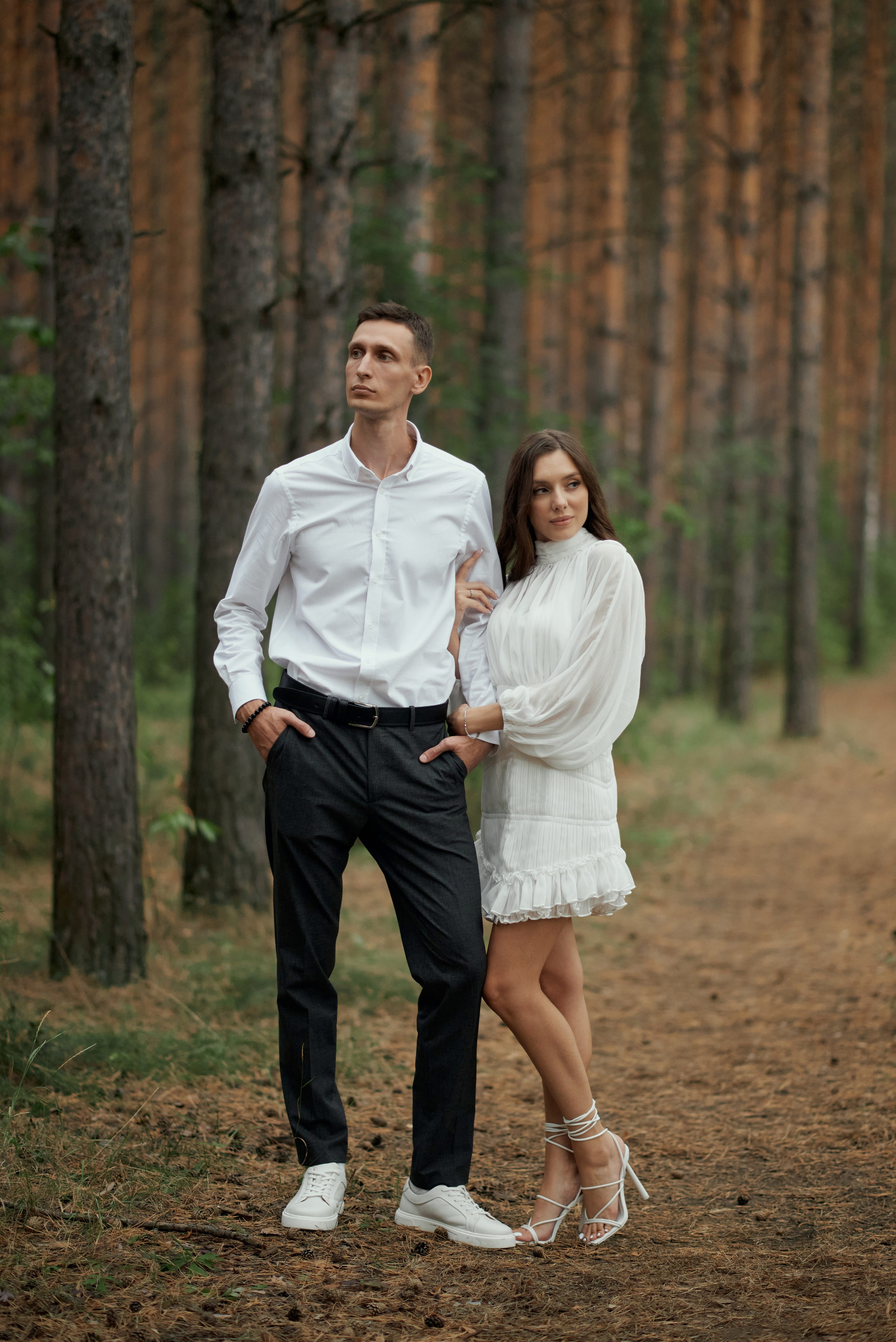 Сосновый лес. Свадебный фотограф Александр Браво