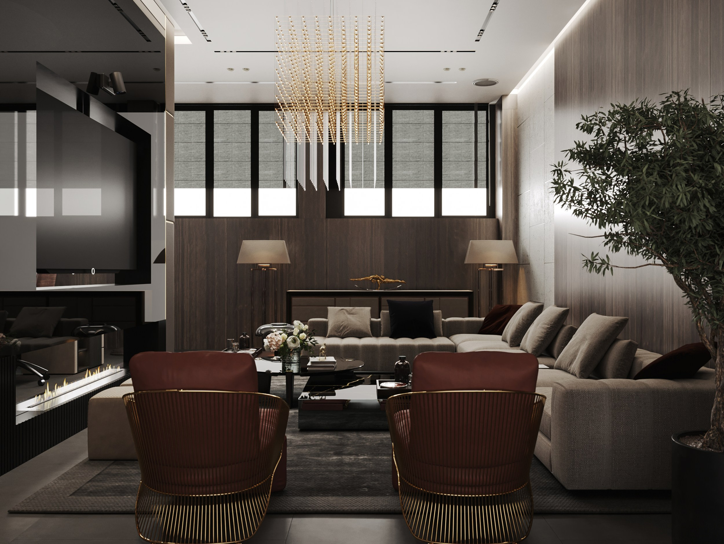 VIP Конференц-зал1. Интерьерный 3Д Визуализатор Маргарита Оберемко