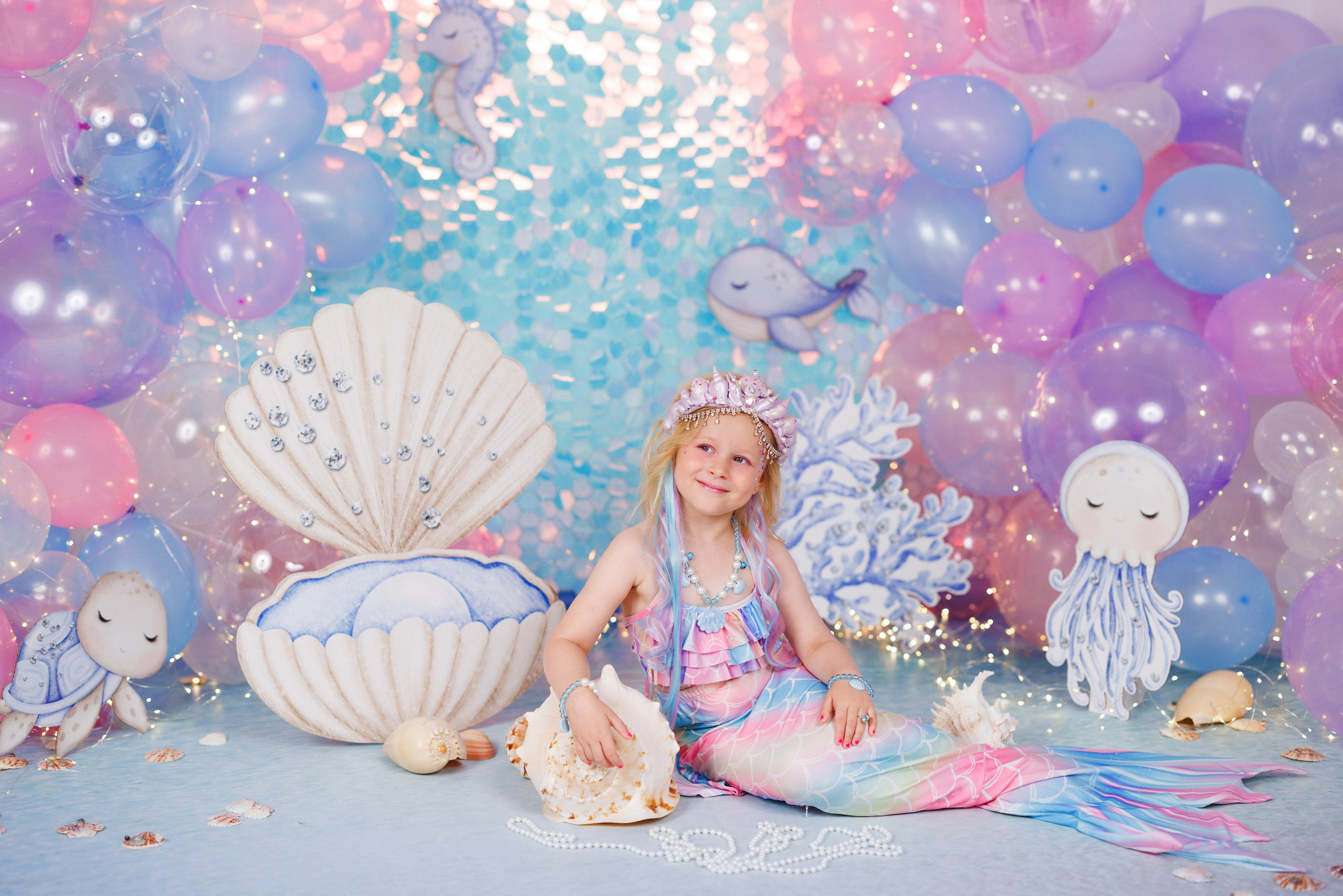 Детская фотосессия в образе «РУСАЛОЧКА», город Краснодар. Семейный и детский фотограф в Краснодаре Анна Трашкова