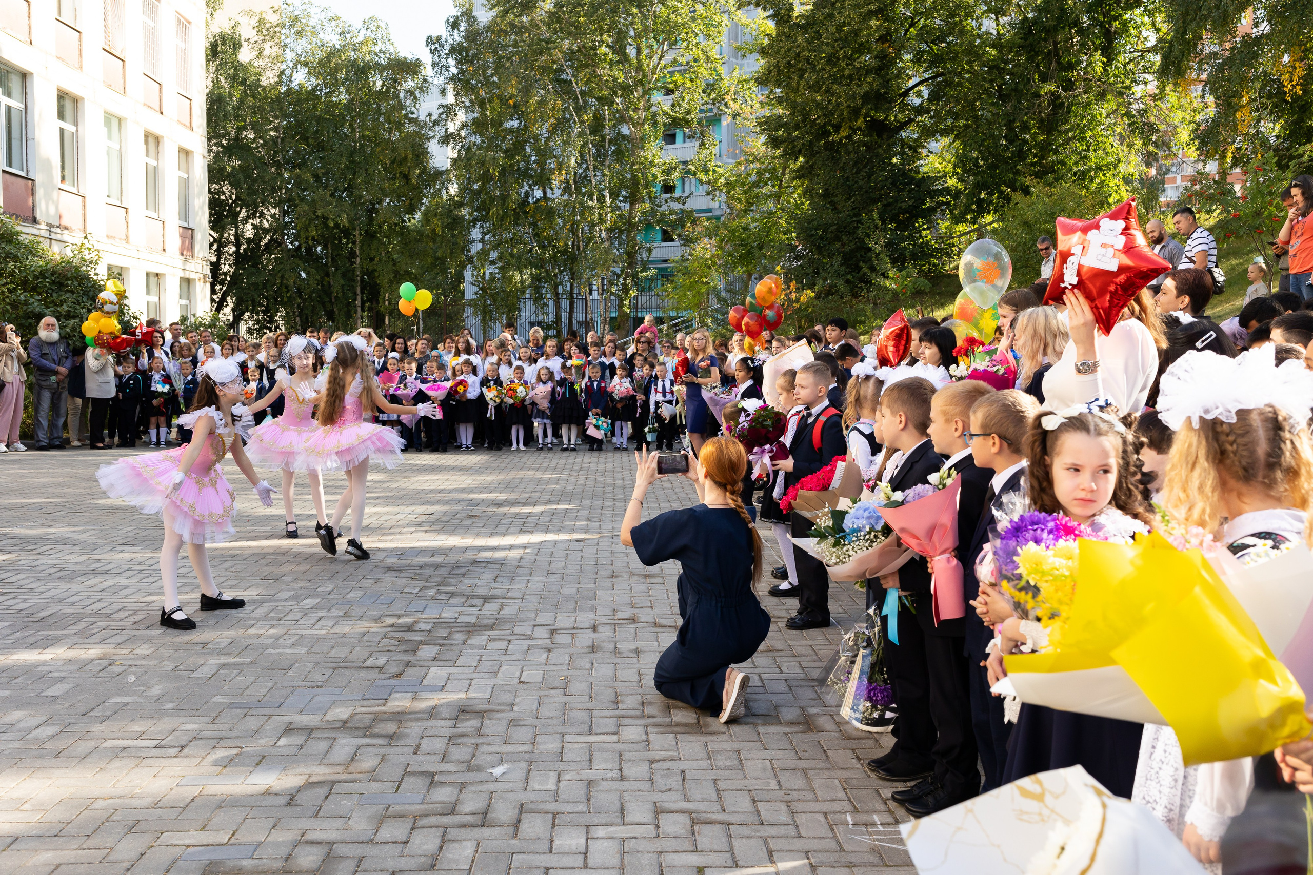 Линейка 1 сентября. Профессиональный Фотограф в Москве Андрей Славнов
