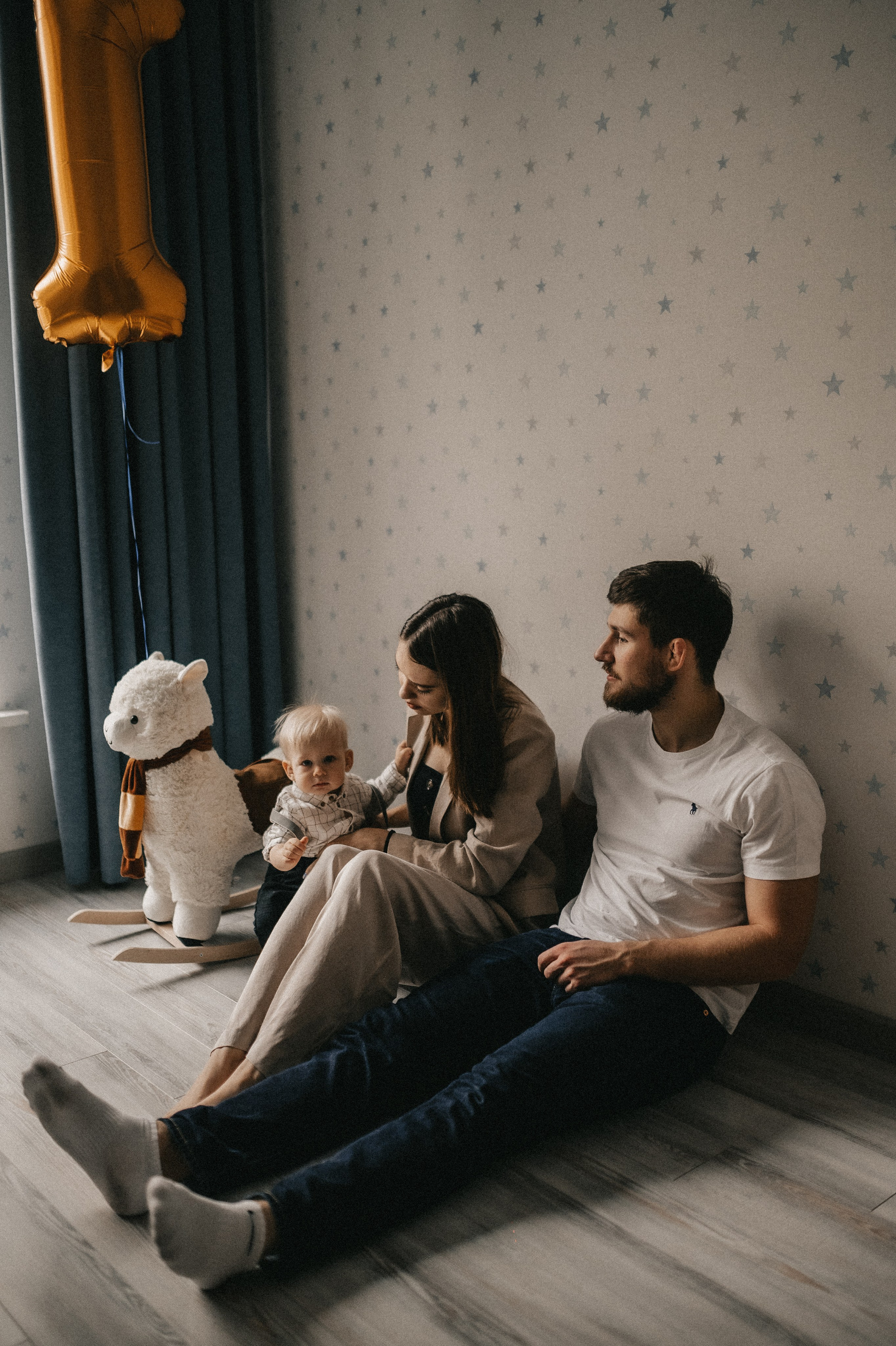 Лёня, Лера и Матвей дома. Семейный и свадебный lifestyle-фотограф в Москве Мария Петрова