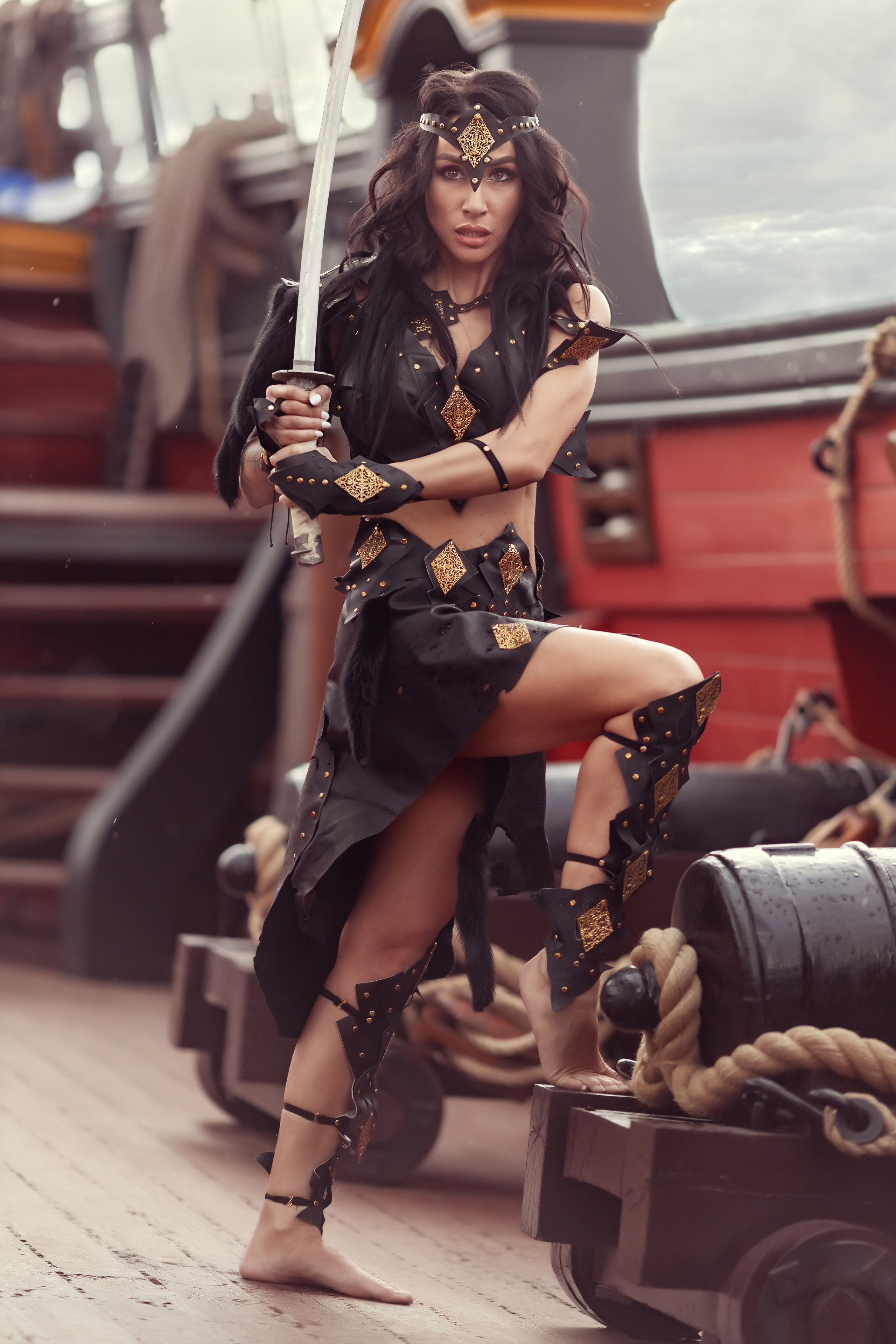 Индивидуальная съемка. Воительница. Семейный и детский фотограф Леонова Анна