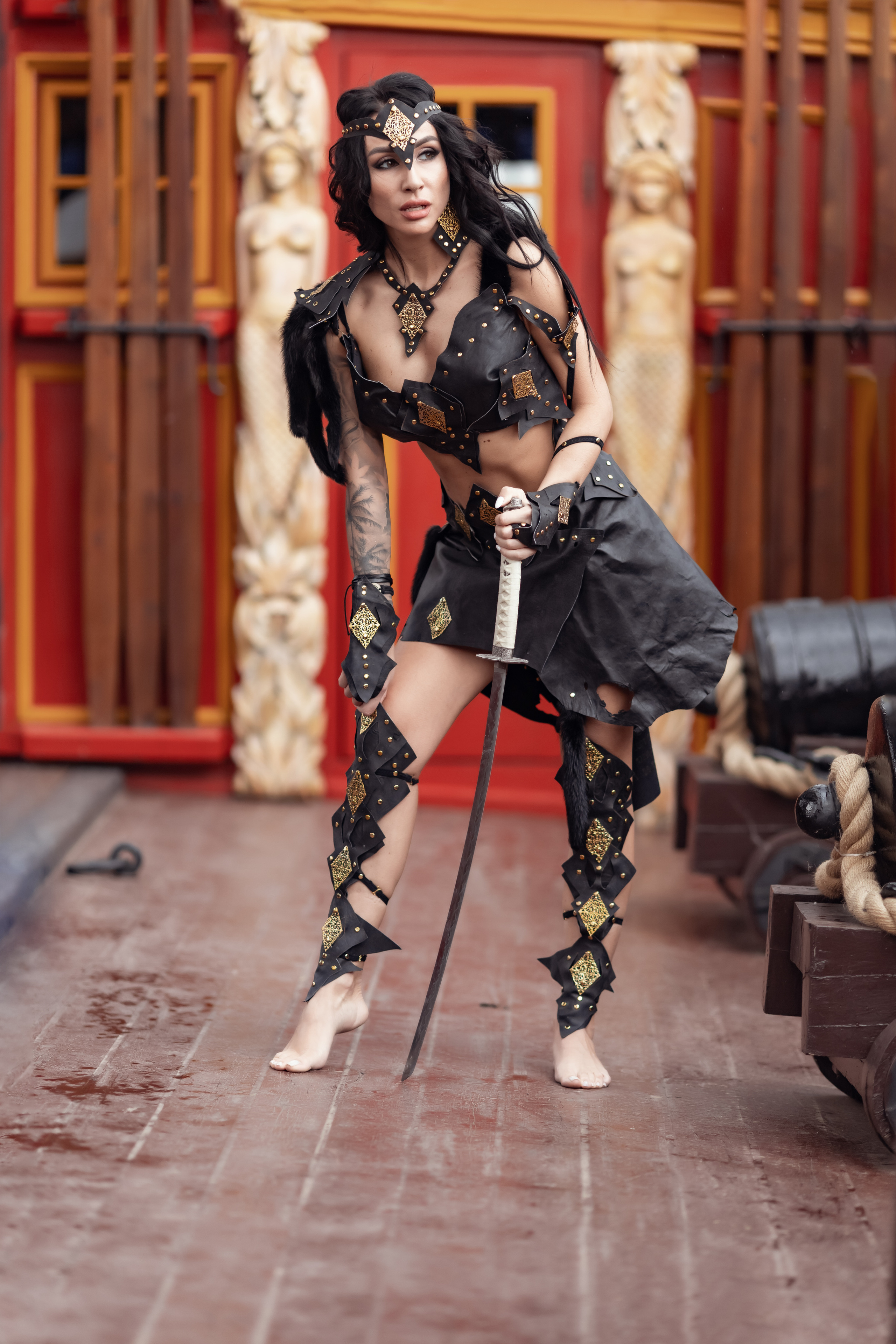 Индивидуальная съемка. Воительница. Семейный и детский фотограф Леонова Анна