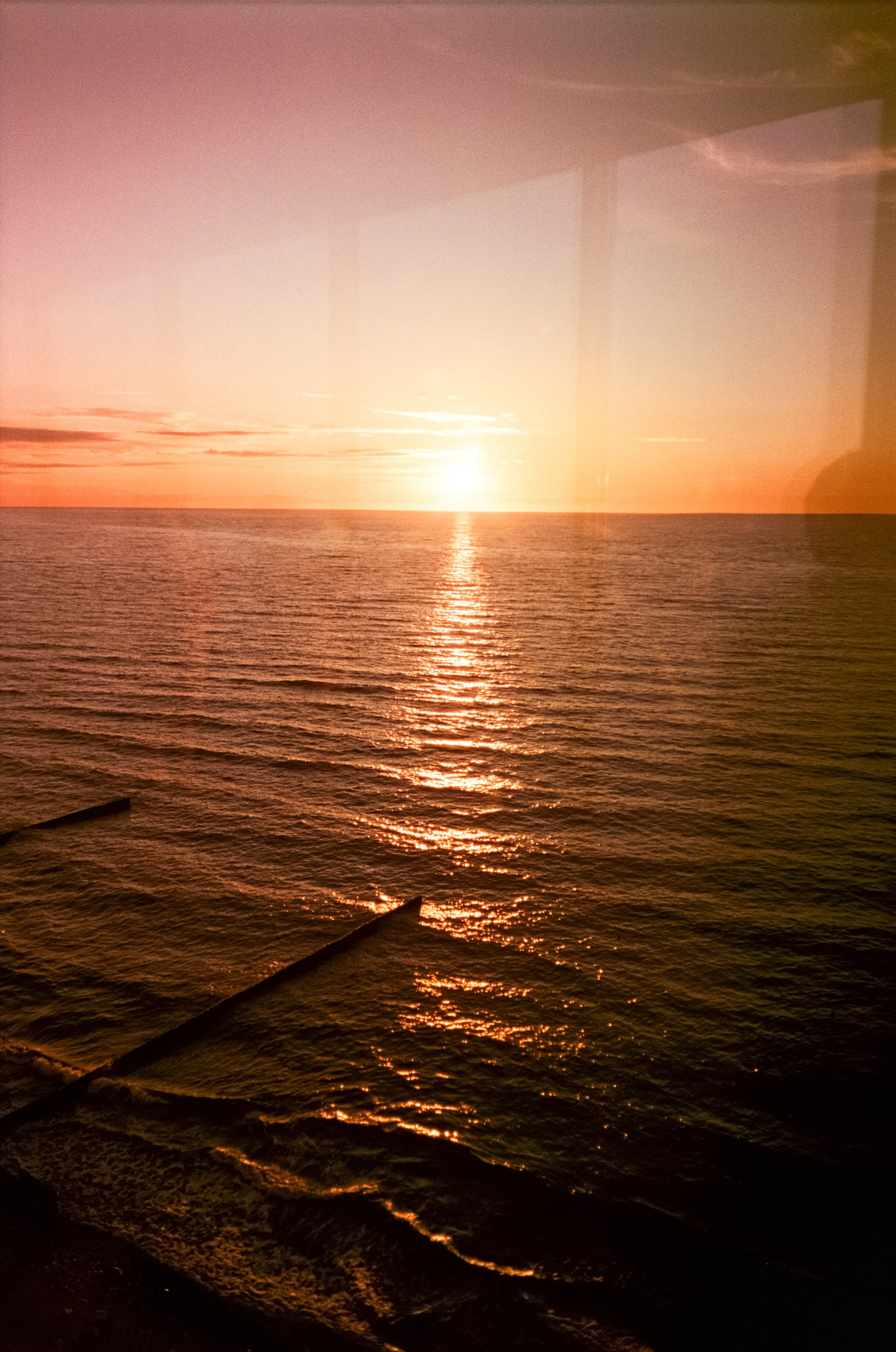 Закат в Калининграде на Aeronega 100 (Kodak Aerocolor IV) / Ricoh MF-1