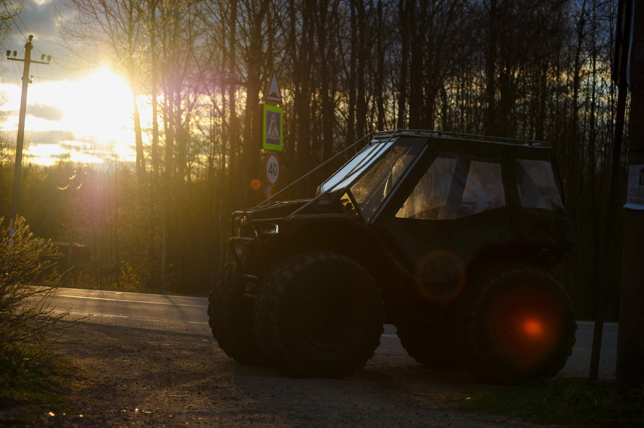 Ленинград-трофи 2024 — Вездеход Секач промо. Фотограф Алексей Алексеев