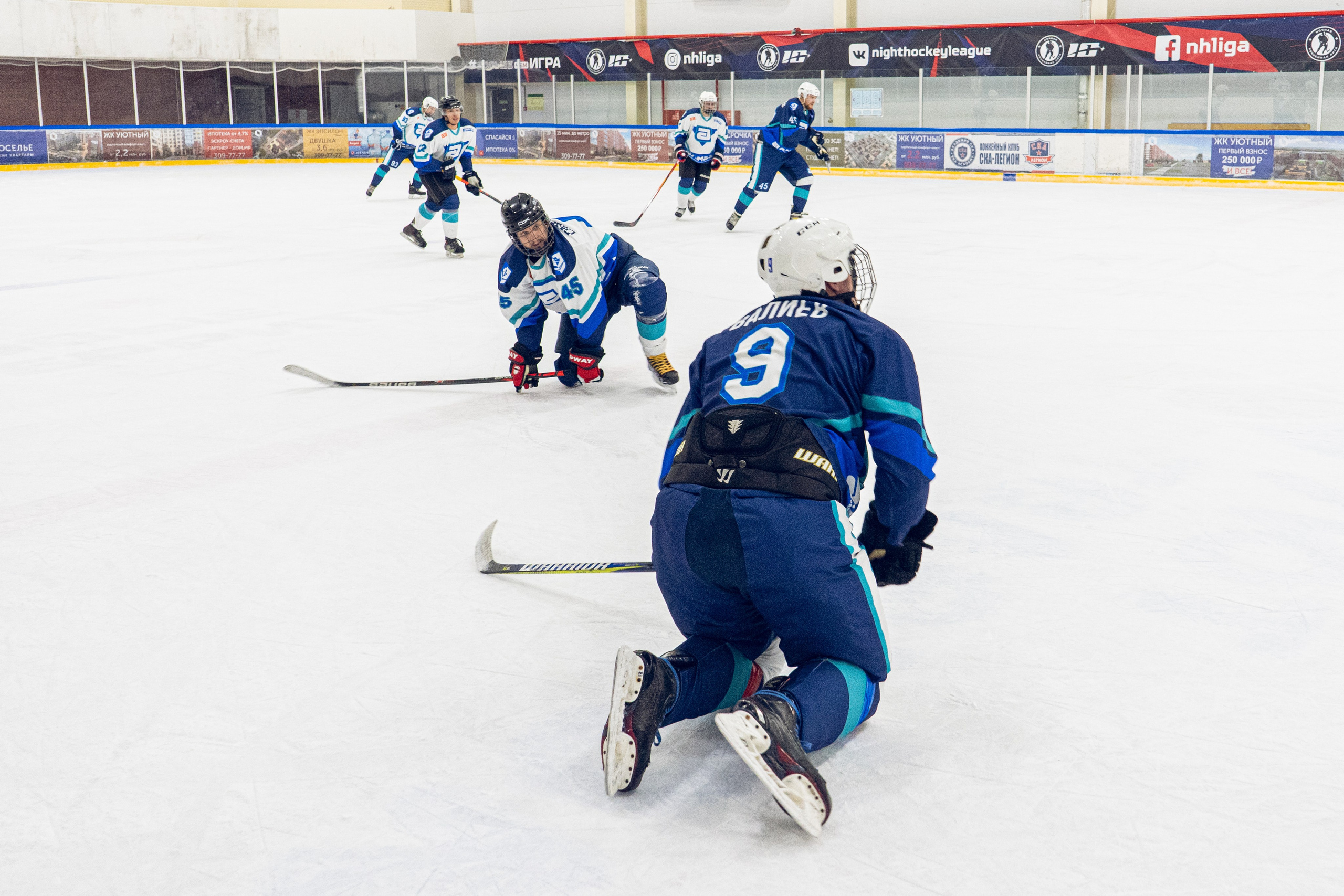 Тренировка по хоккею «ЦМКБ «Алмаз»