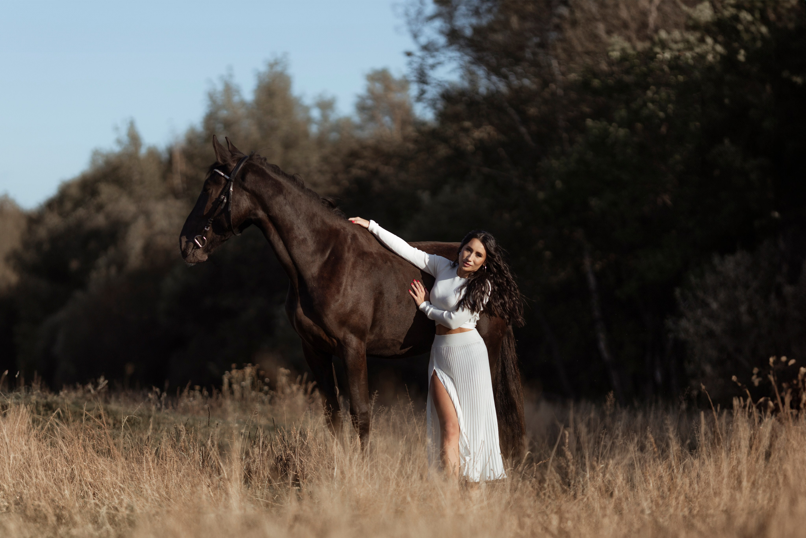 Съемки с лошадьми. Фотограф Хабаровск, Ангелина