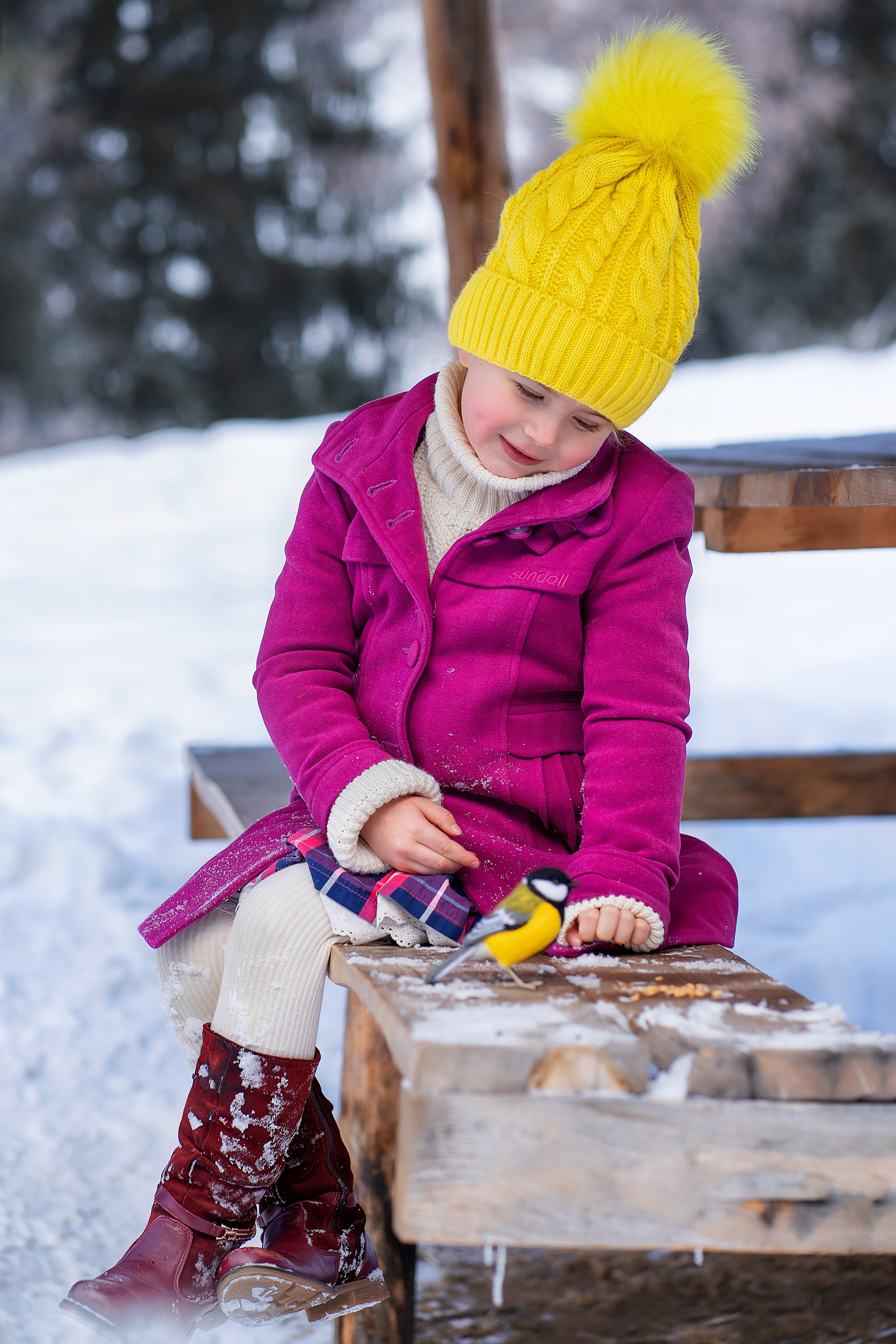 Детские зимнии фотосессии. Детский и семейный фотограф в Москве и Подмосковье Настя Наумова