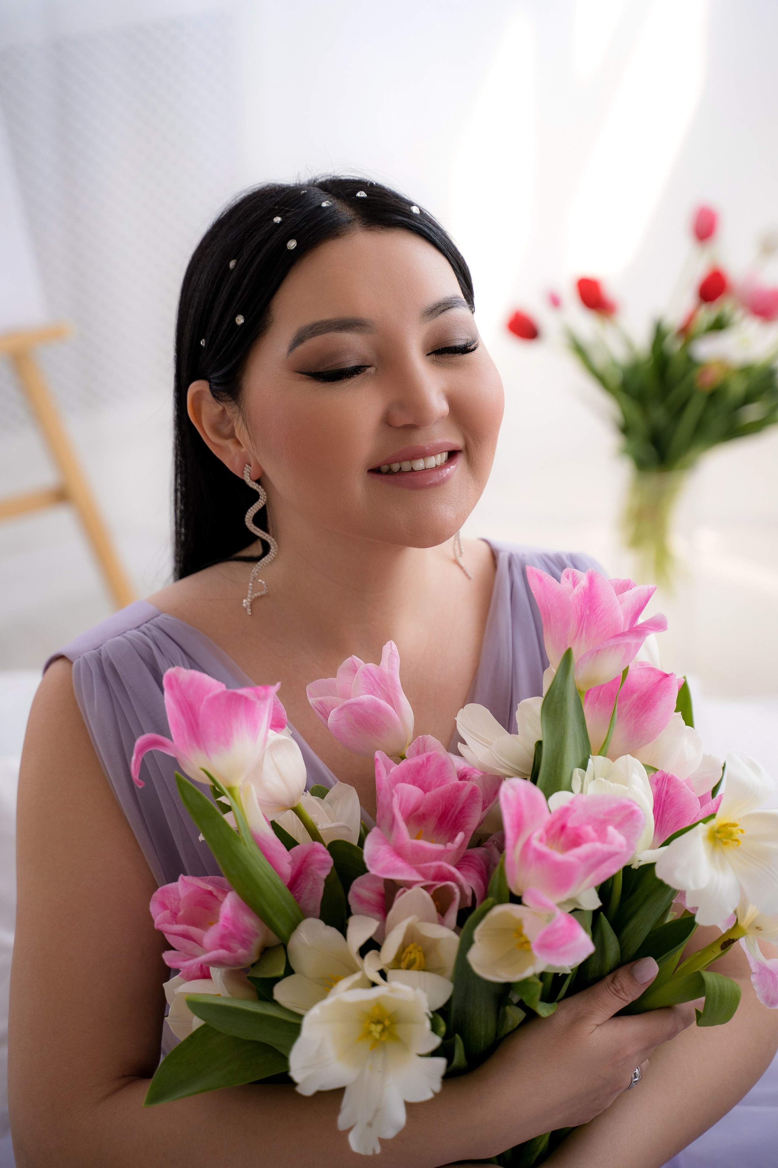 Тюльпановое настроение. Фотостудия Малина в городе Улан-Удэ. Фотограф Ирина Жарникова