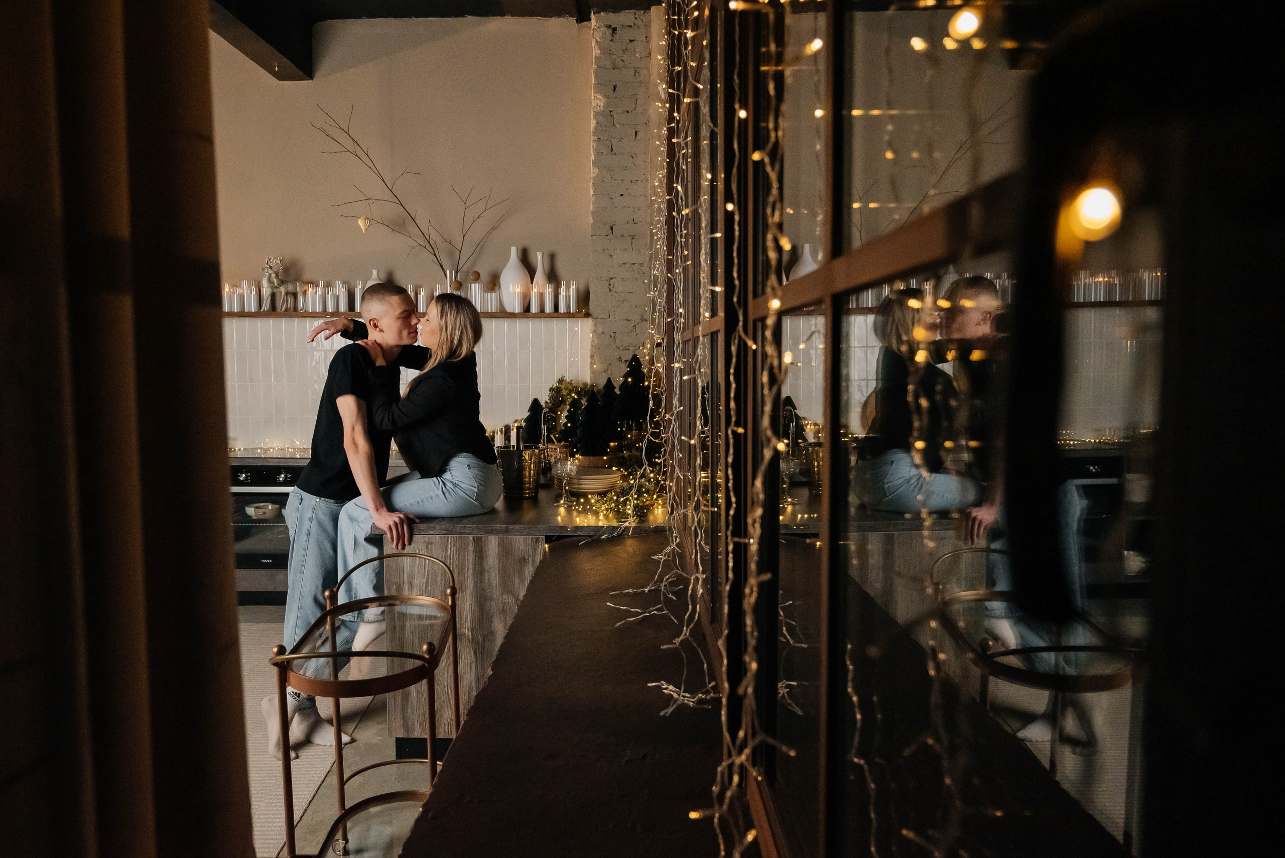 Новогодняя съёмка для Виктории и Вадима. Свадебный и семейный фотограф г. Ярославль Савинская Анастасия