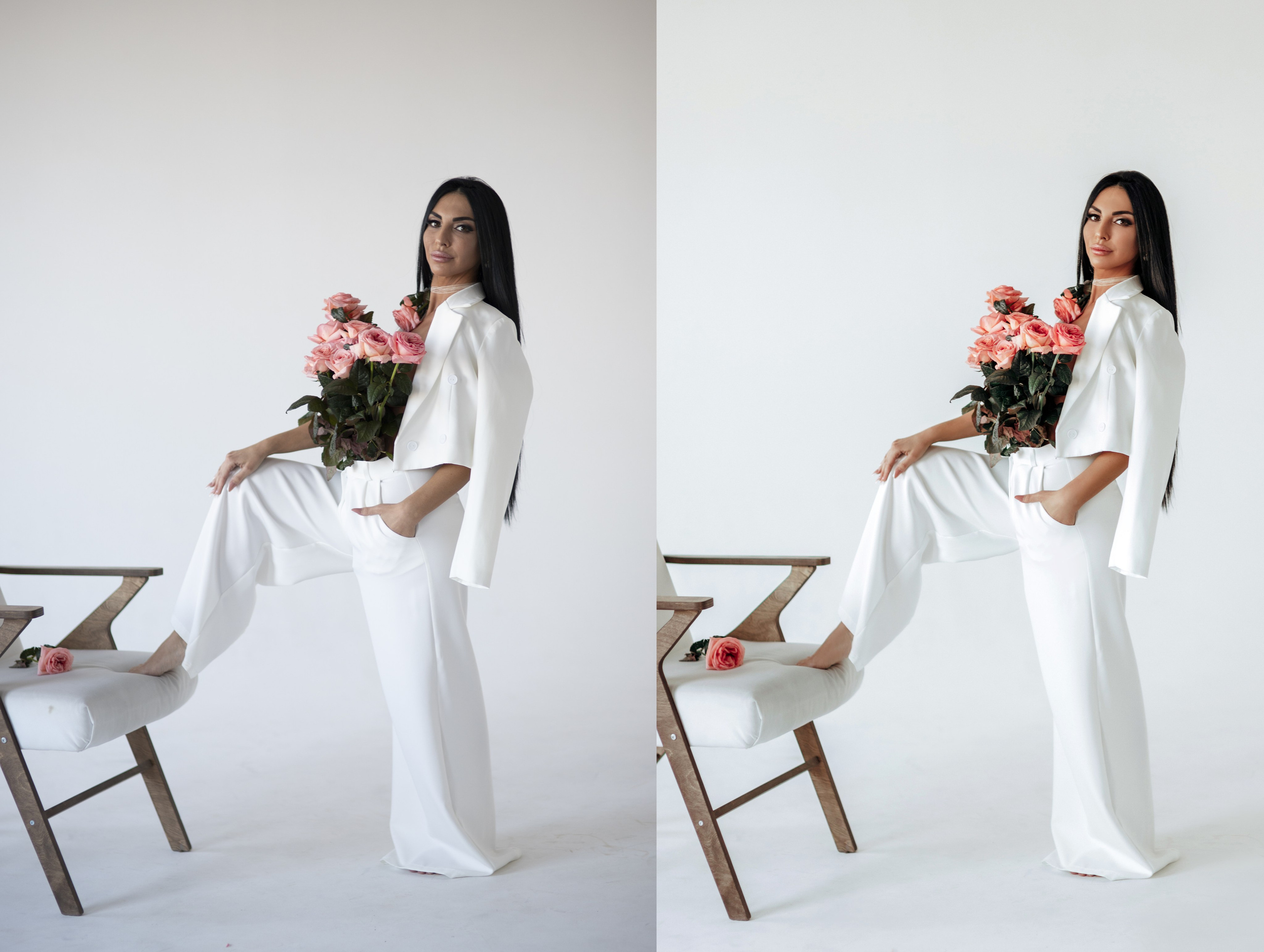 Ретушь до и после. Семейный и женский фотограф в Екатеринбурге Светлана Фиризен