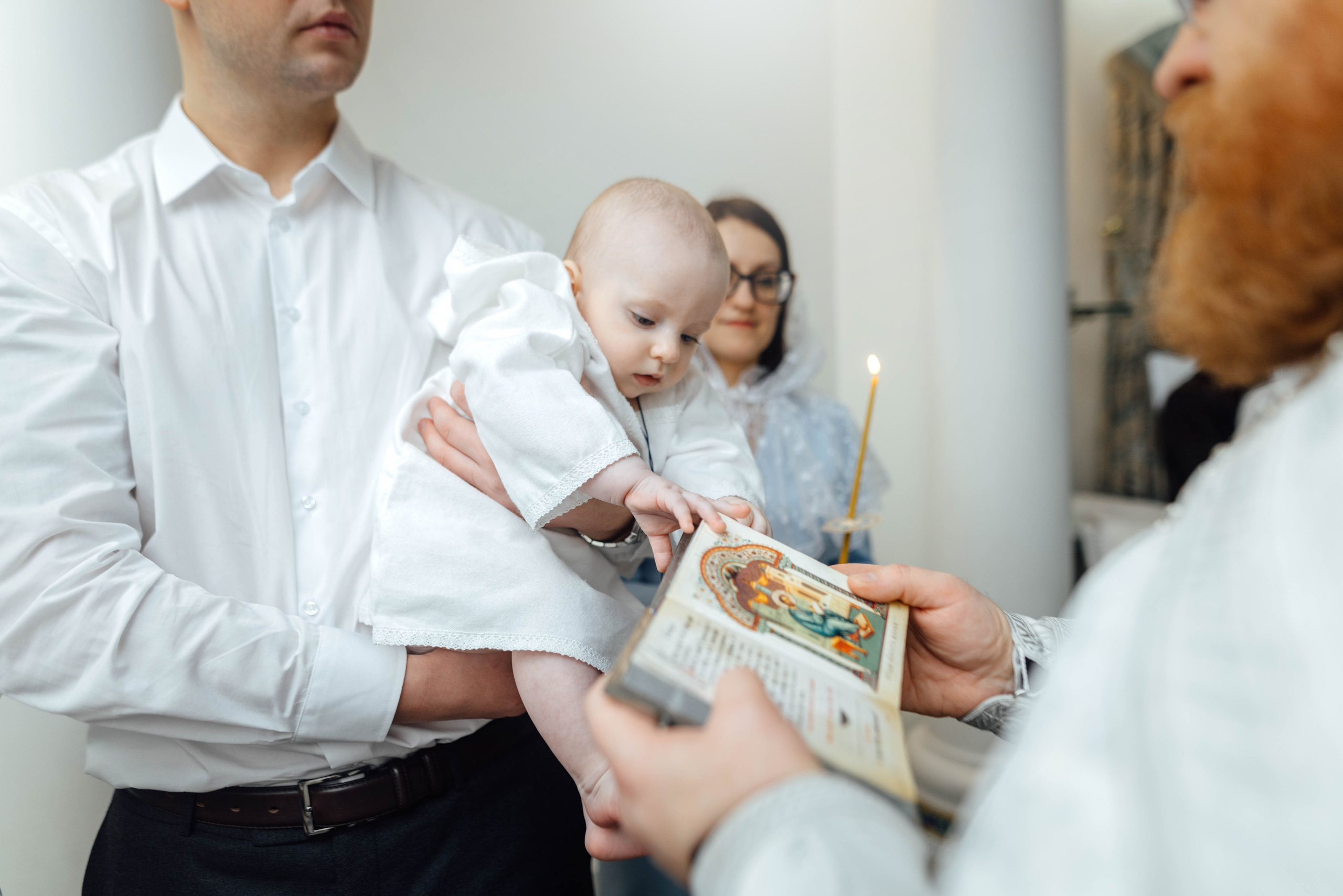 Крещение Матвея, храм Святой Троицы, декабрь 2025