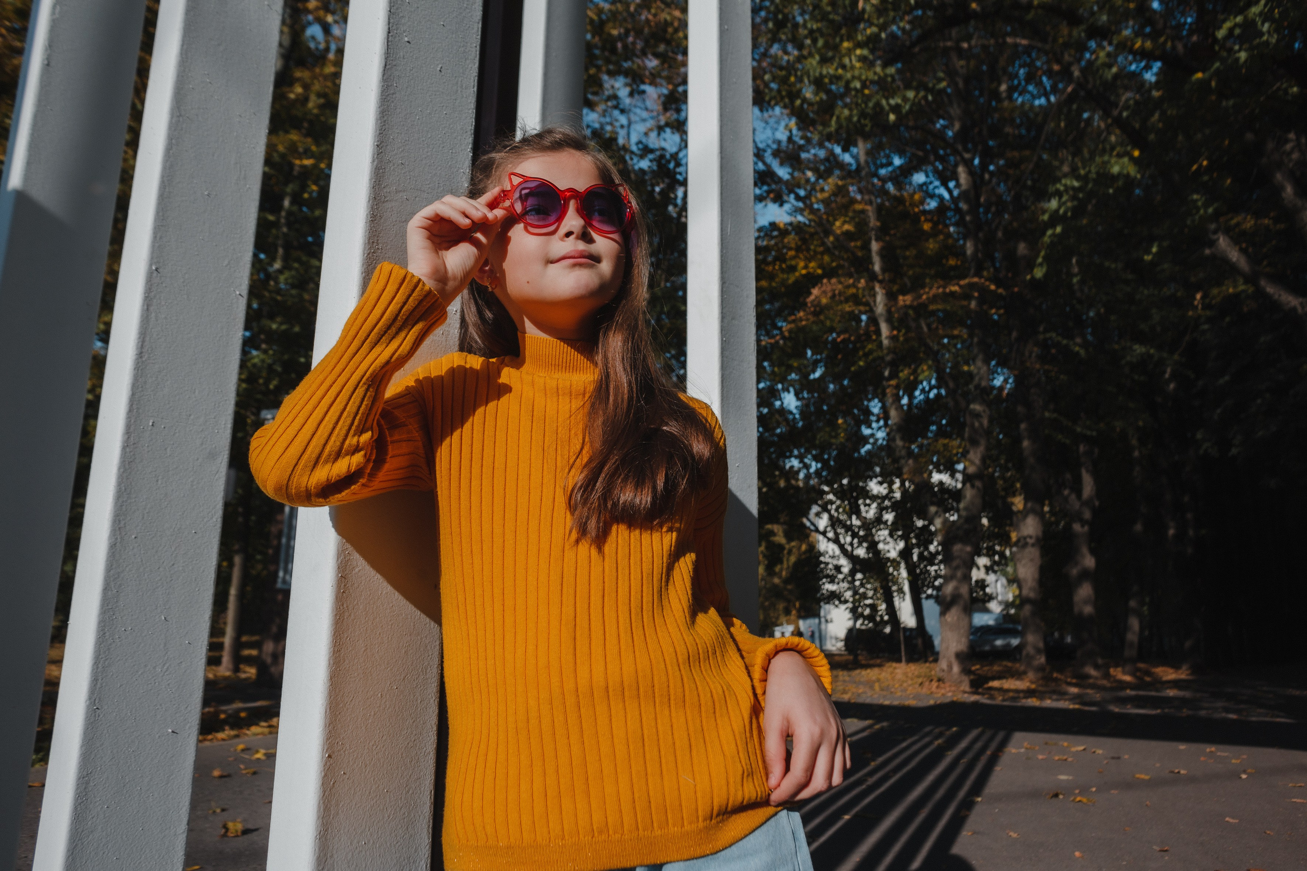 Осенний детский портрет (прогулка). Портретный и репортажный фотограф в Москве, Ольга Ларема