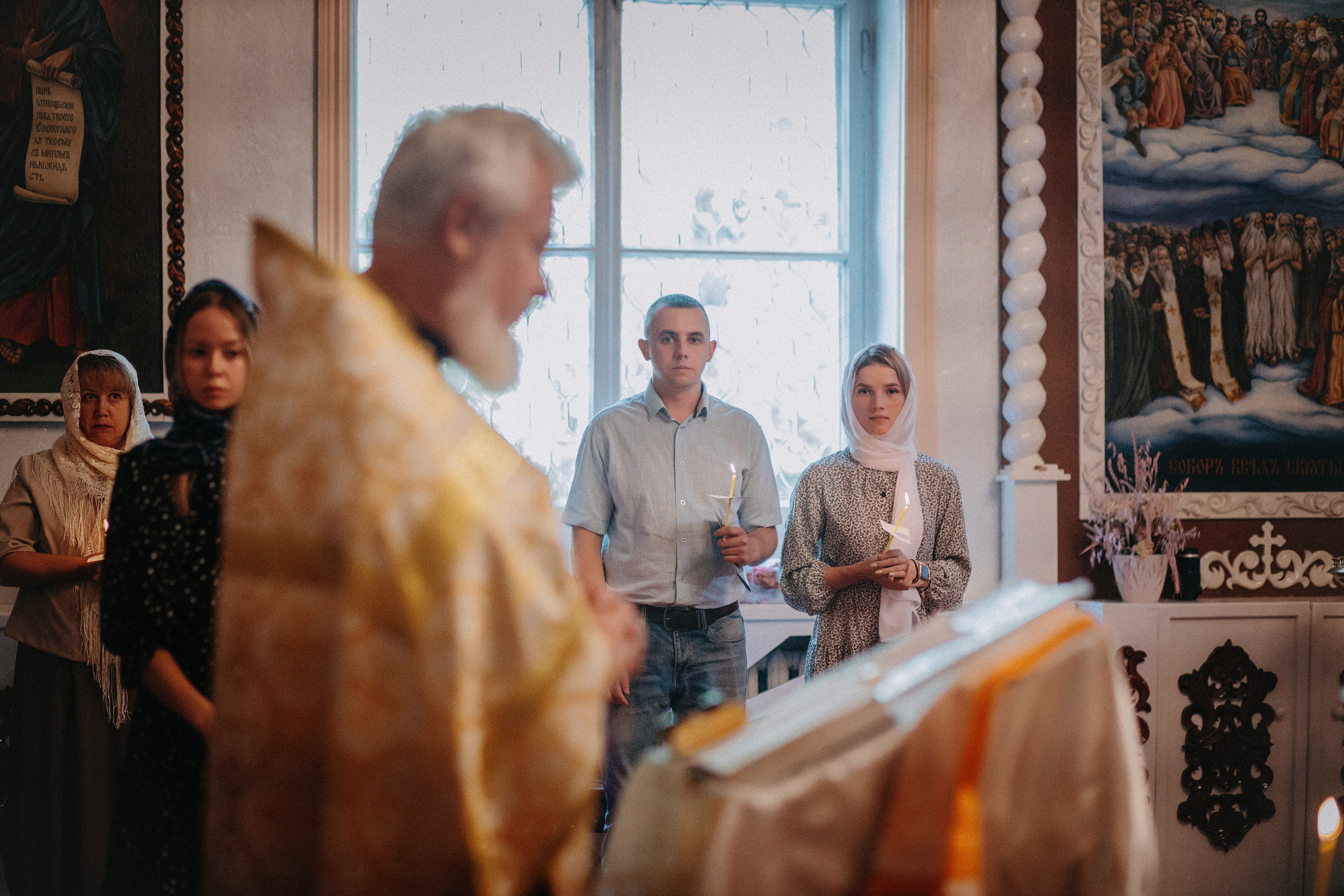 Крещение Тимофея. Свято-Никольский храм. г. Кизел. Семейный фотограф Анастасия Шайхутдинова