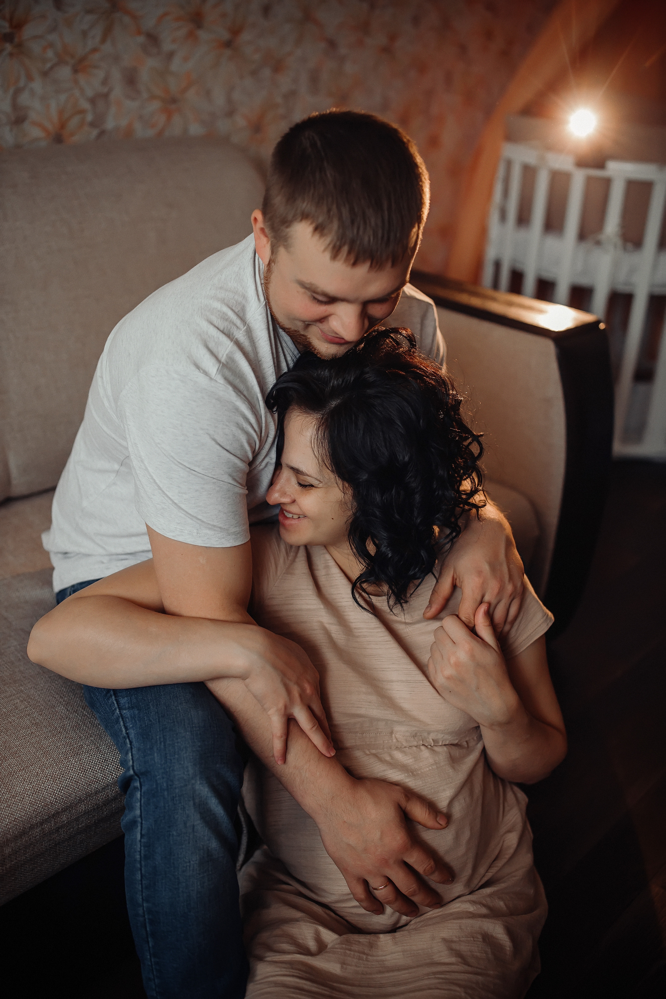 Домашняя сьемка. В ожидании сыночка. Семейный фотограф Анастасия Шайхутдинова