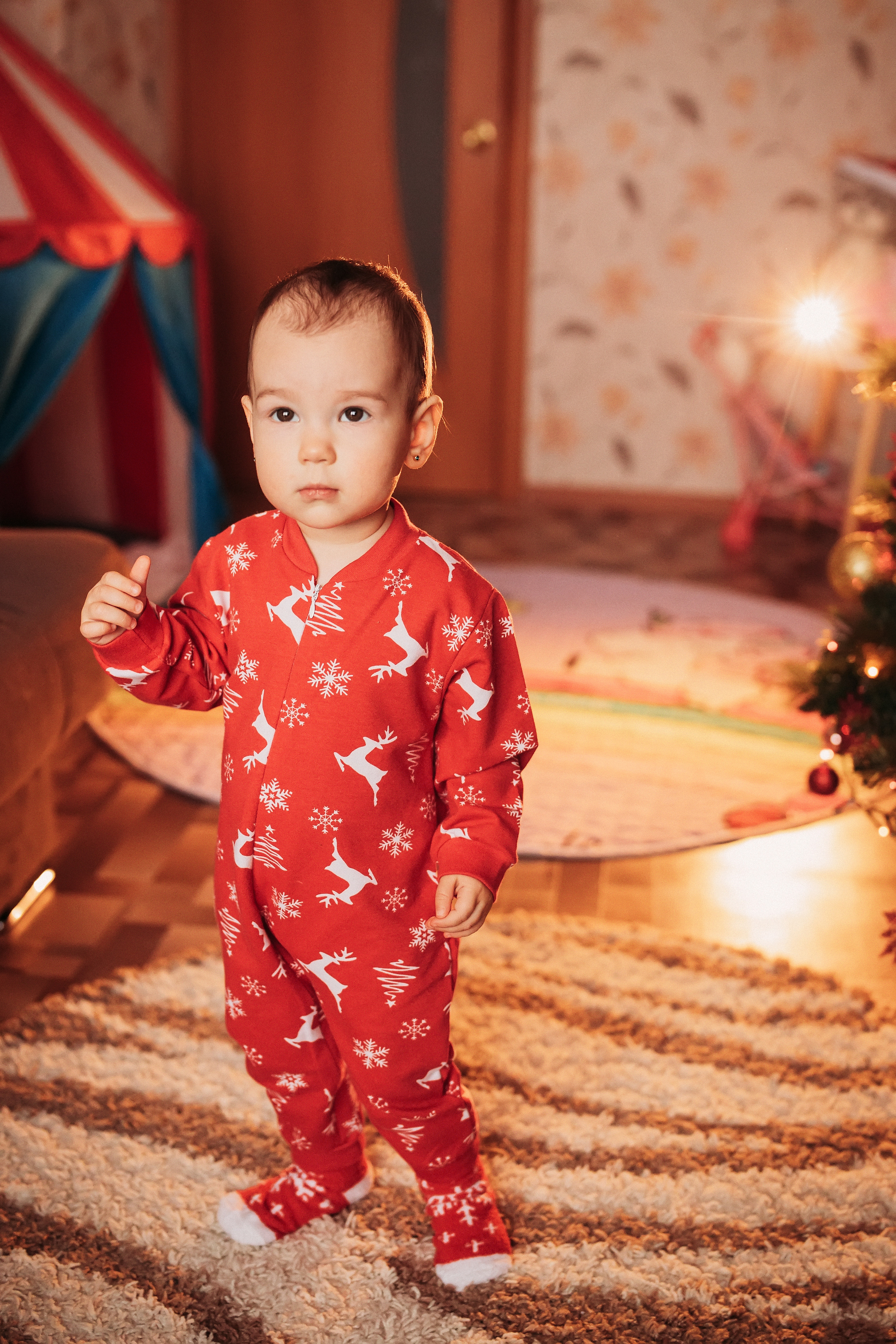 Первый Новый год Миланы. Семейный фотограф Анастасия Шайхутдинова