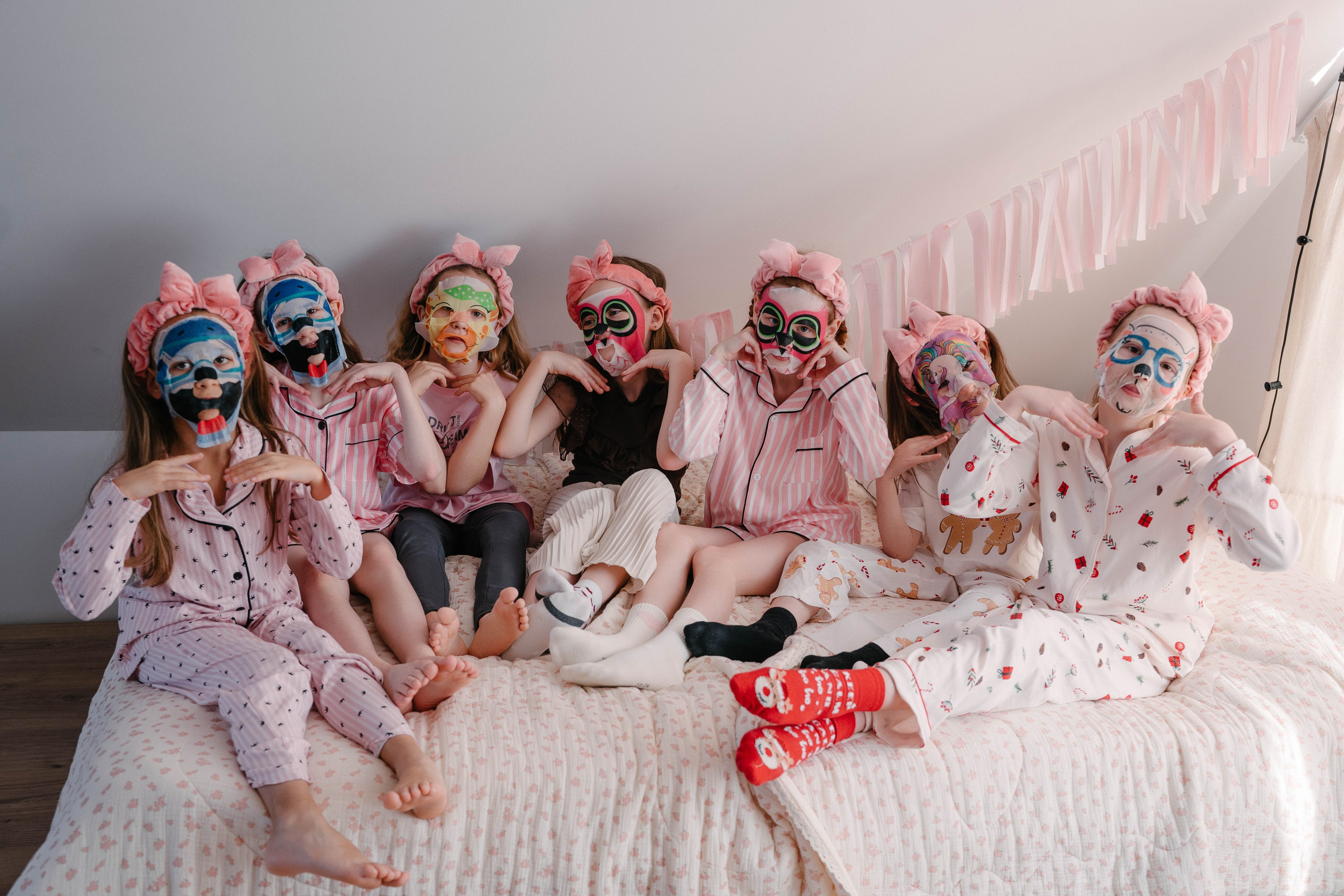 Пижамная вечеринка Варе 9 лет. Свадебный и семейный фотограф в Воронеже Анастасия Бойко