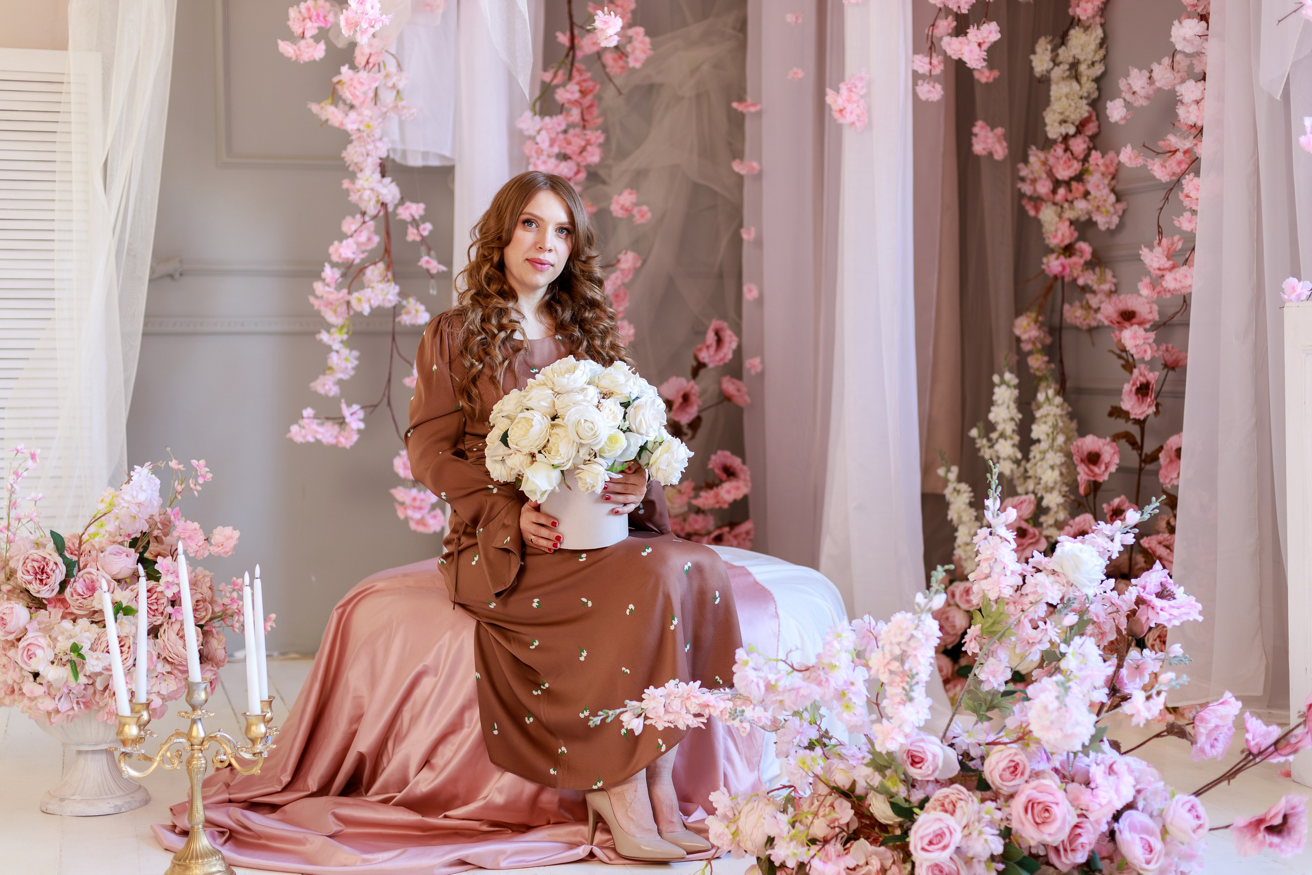 Дарья и Иван в студии Alice. Семейный и детский фотограф в Краснодаре Ирина Лаврецкая