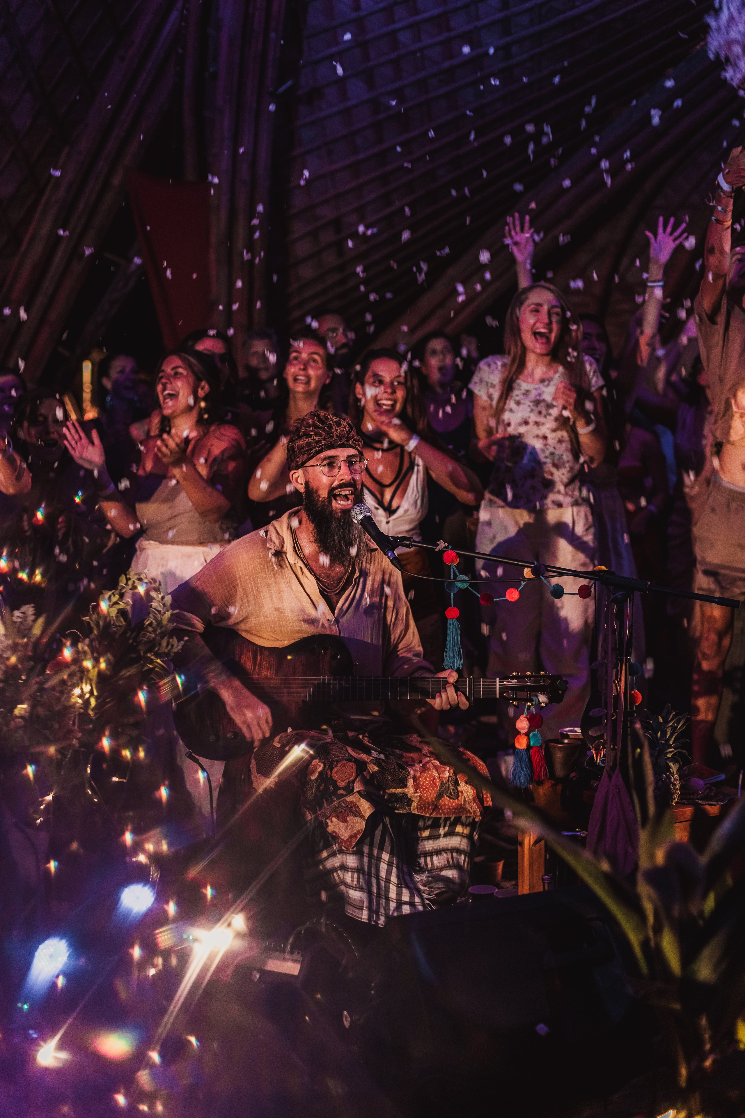 Hanuman Project kirtan at Alchemy april. Mariam Bagdasaryan