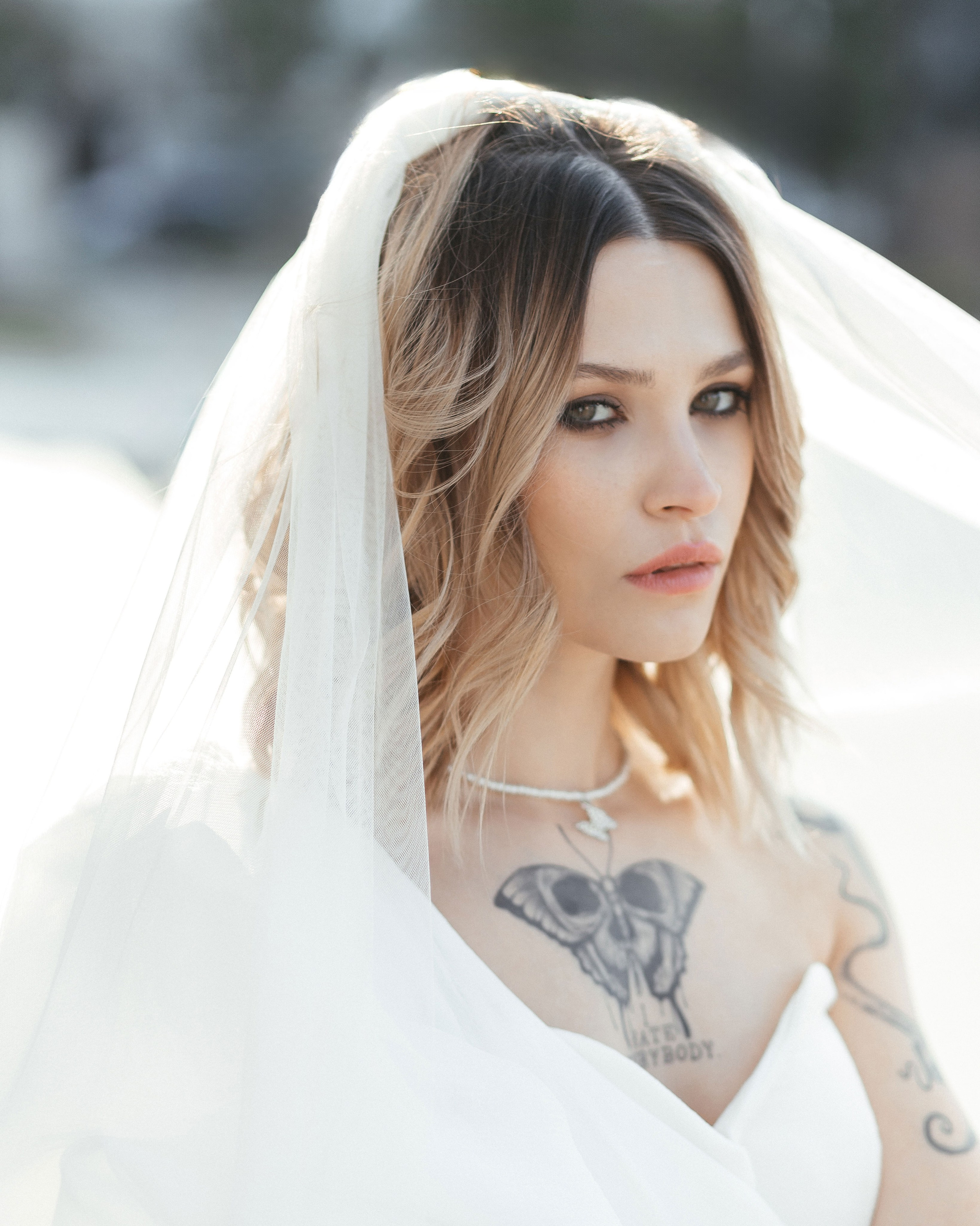 Необычная съемка невесты