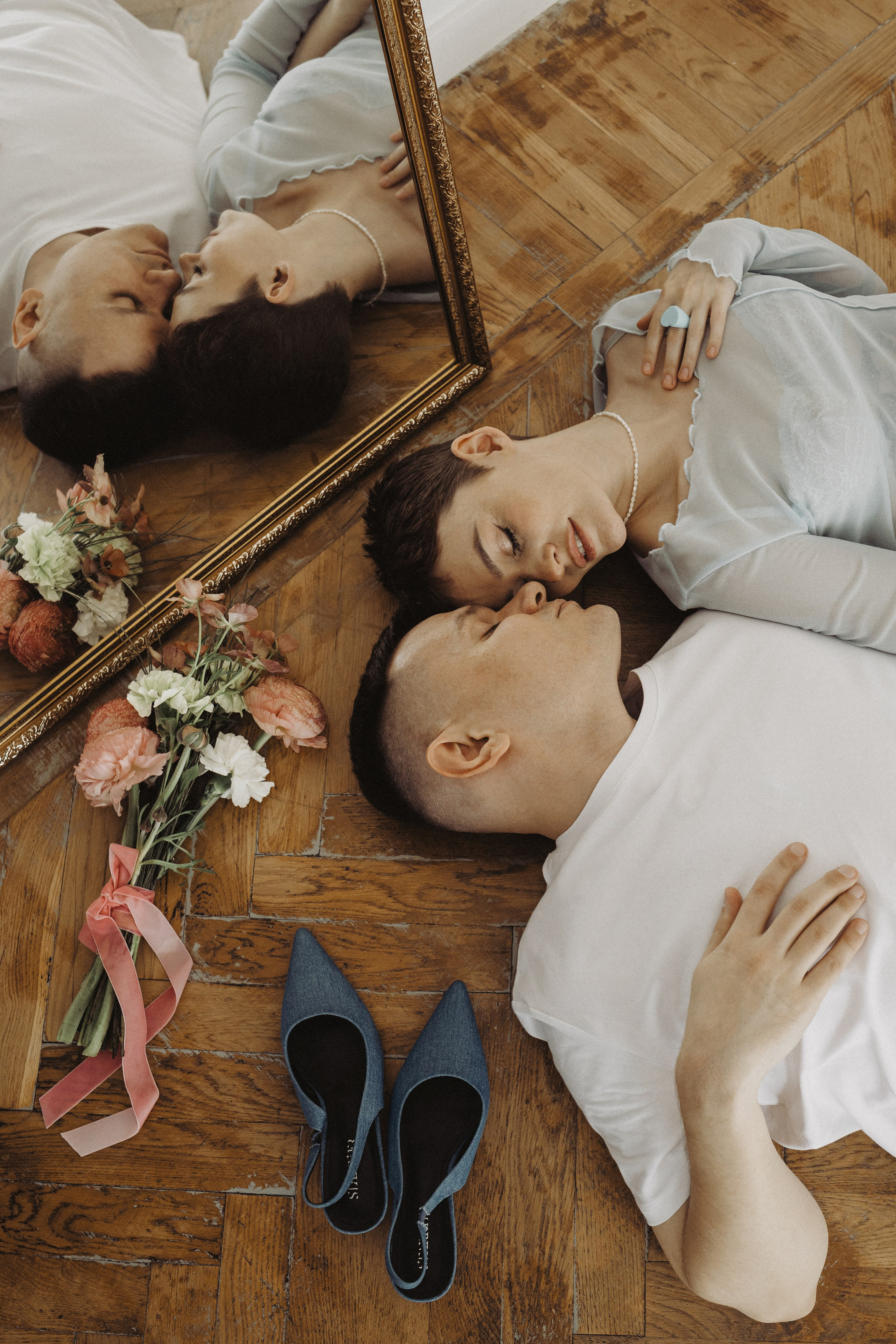 Творческая свадебная фотосессия в Гомеле