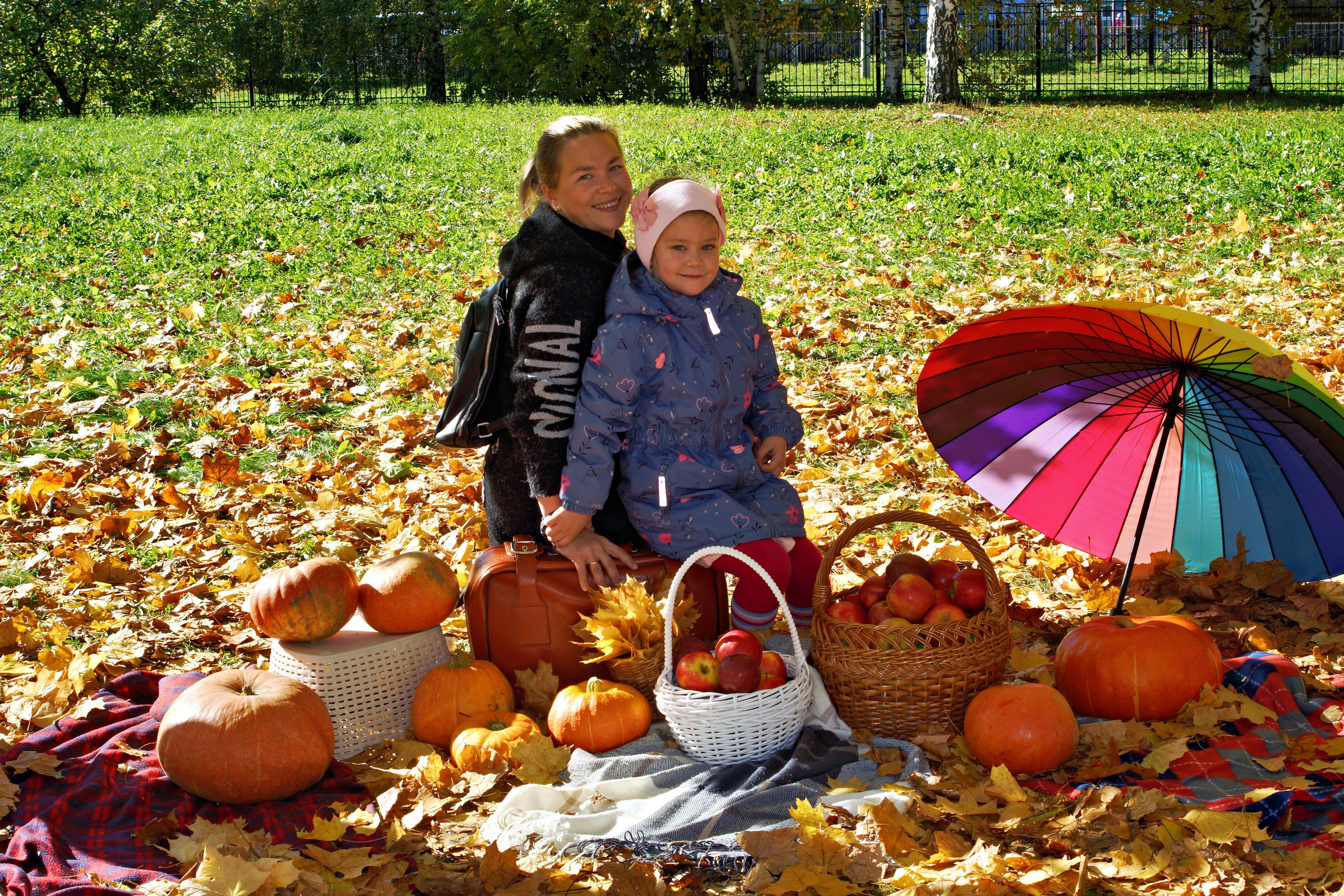 Осенняя фотосессия в детском саду г. Йошкар-Ола