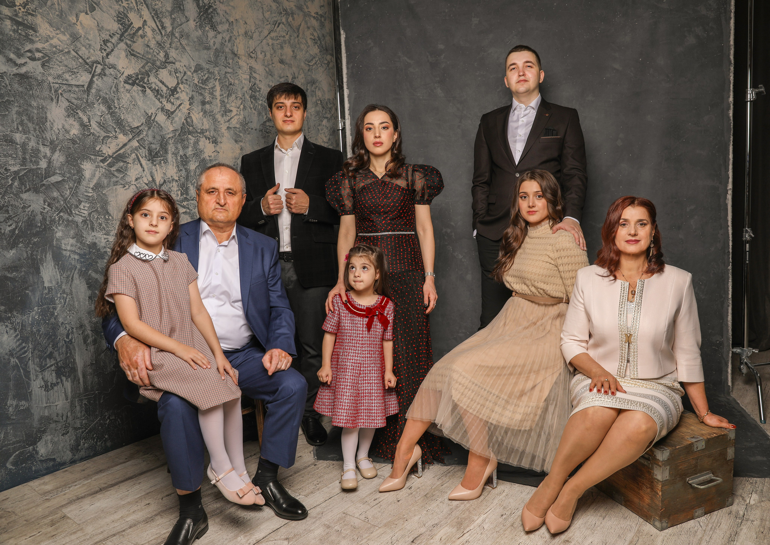 Большая семья Гаджиевых. Фотограф Елена в Волгограде