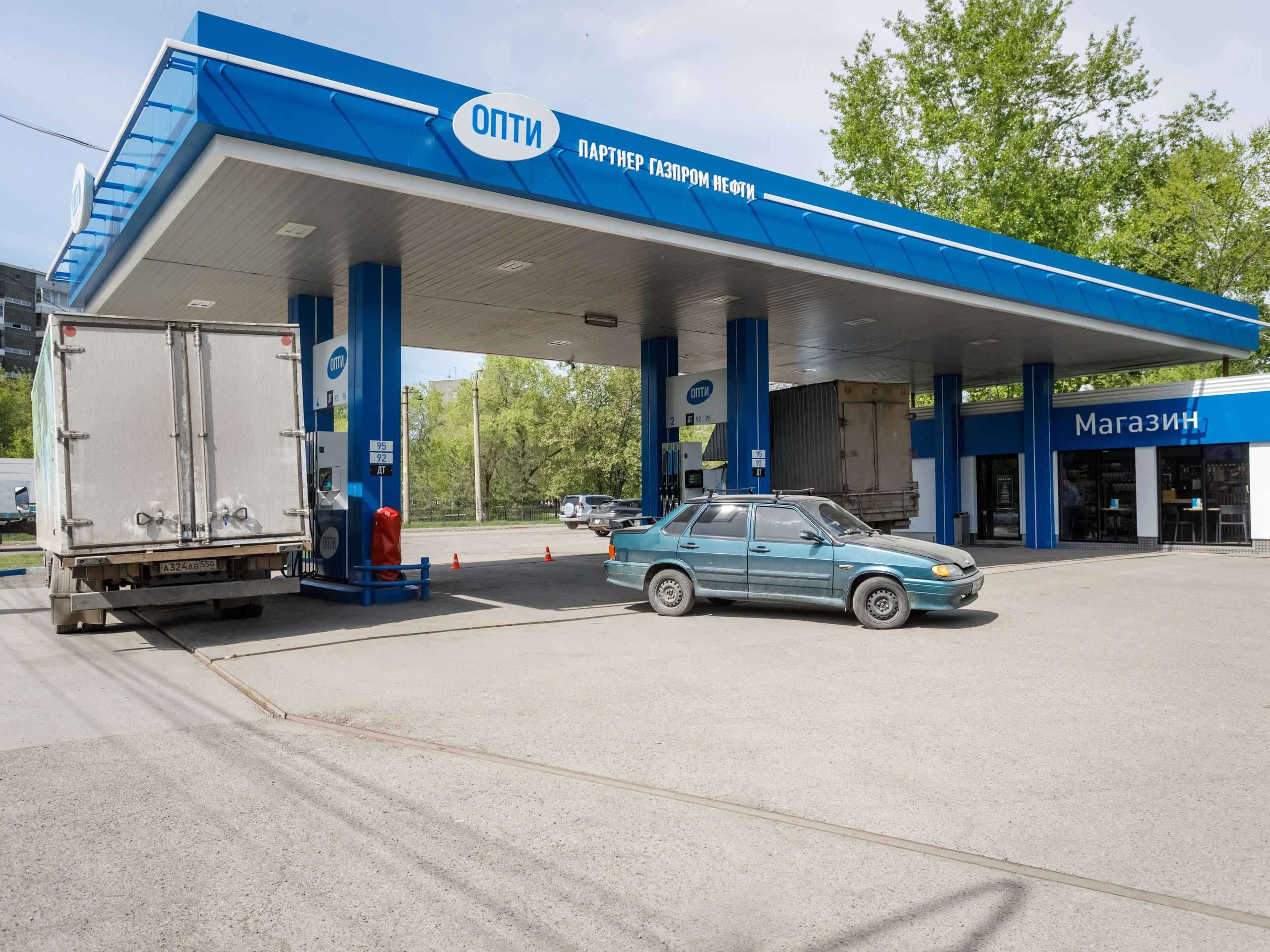 Опти АЗС. Газпром нефти
