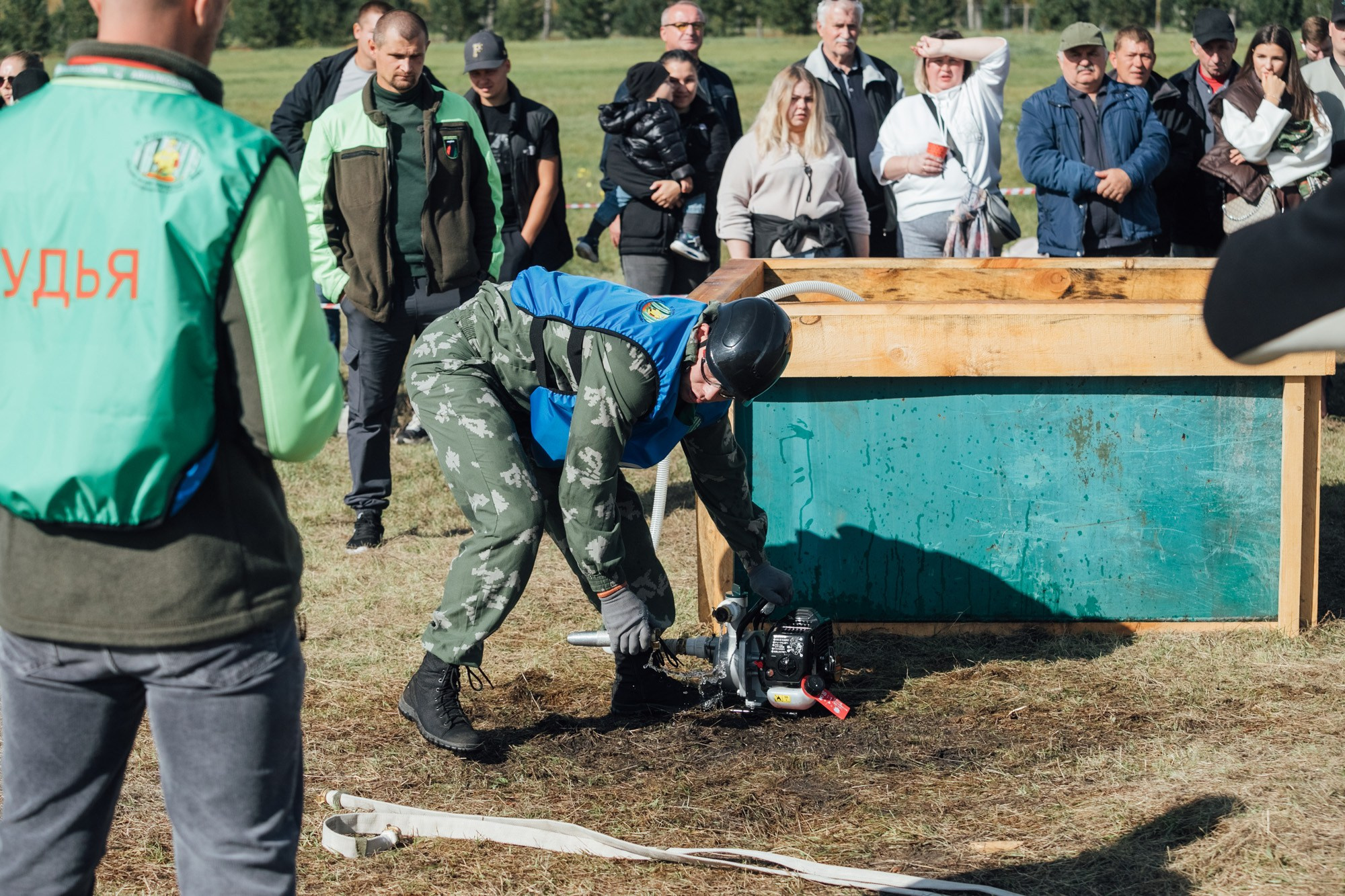 Соревнования «Лучший лесной пожарный» @ О. Татышев. Репортажный фотограф Максим Полянский. Москва, Санкт-Петербург, Красноярск