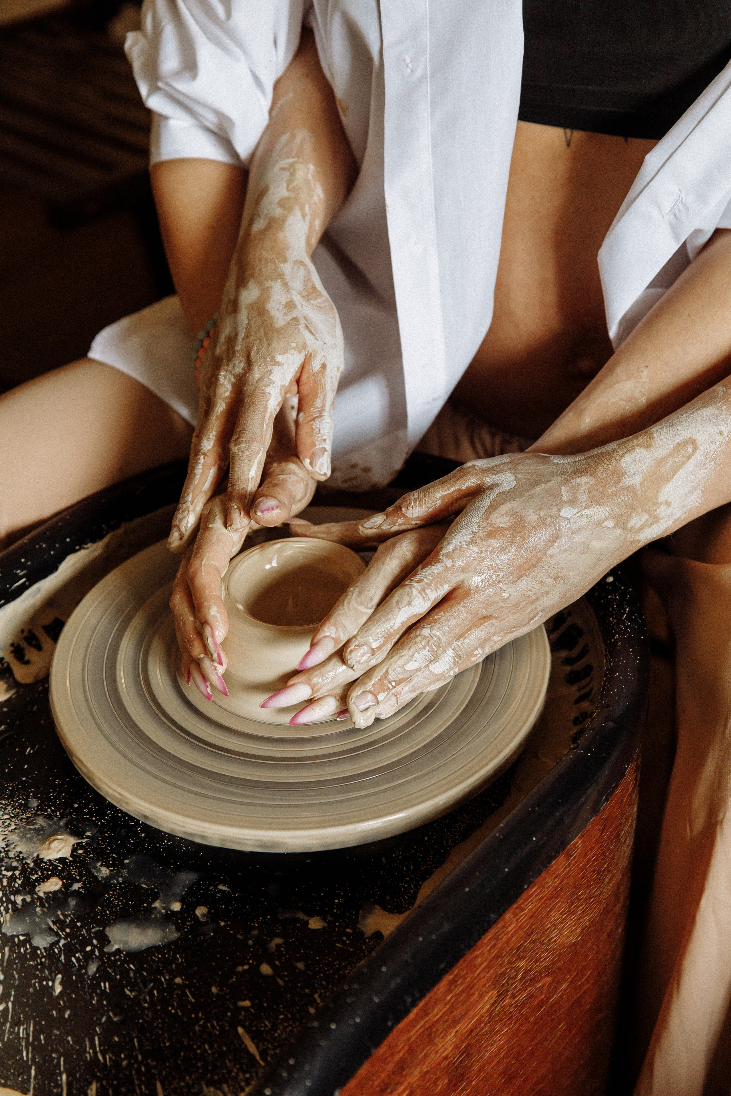 Фотосессия беременности в гончарной школе. Фотограф Норильск, Москва