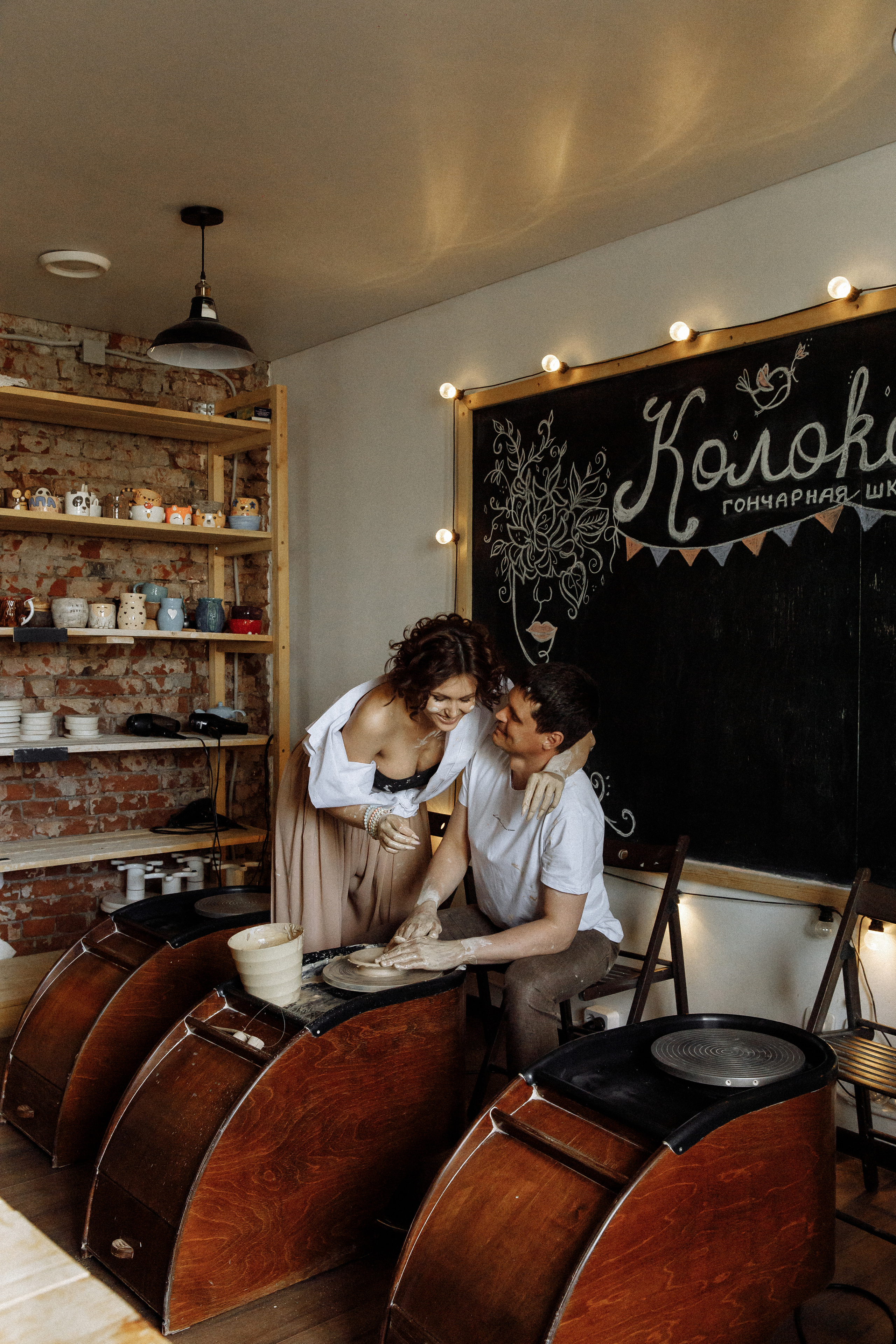 Фотосессия беременности в гончарной школе. Фотограф Норильск, Москва