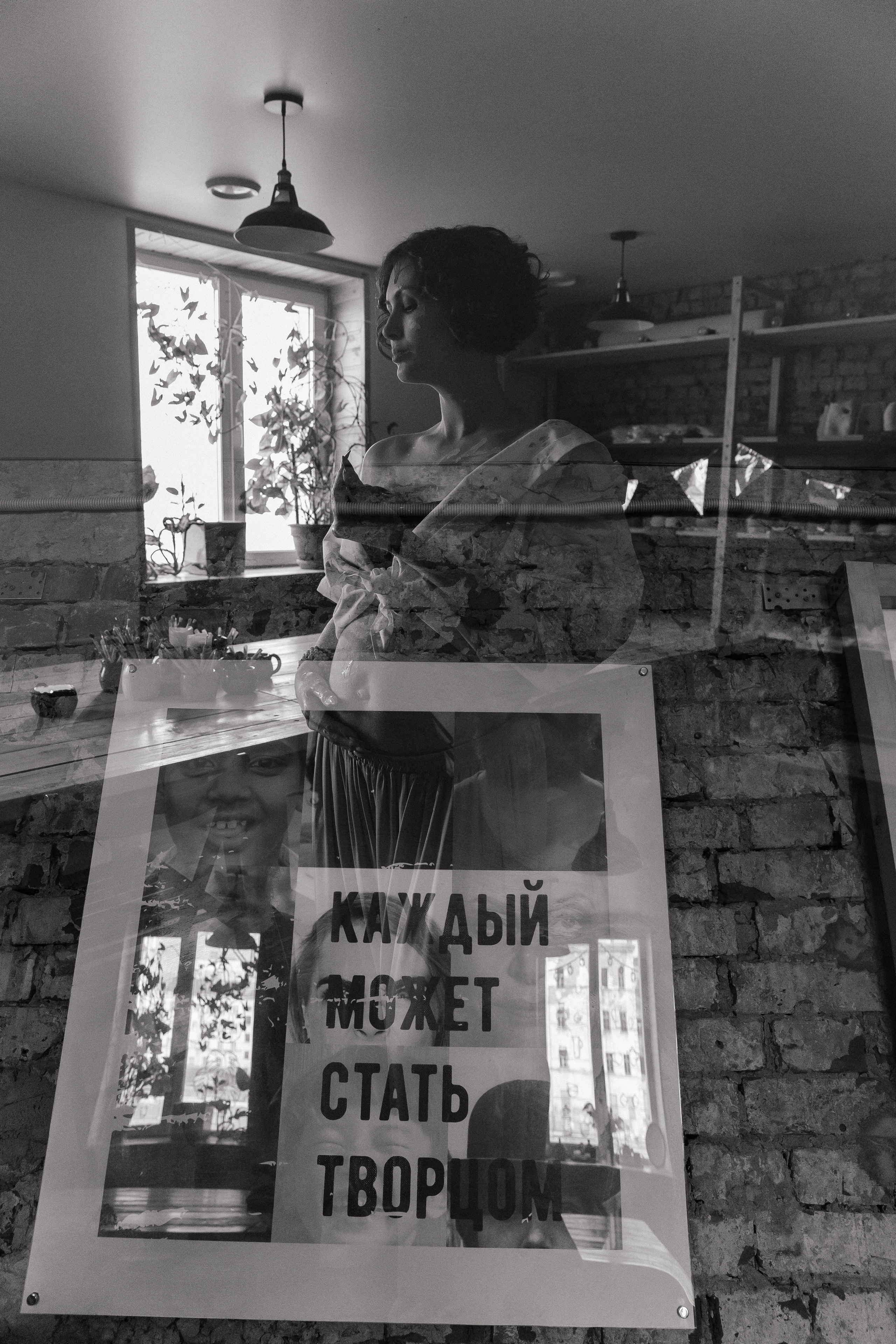 Фотосессия беременности в гончарной школе. Фотограф Норильск, Москва