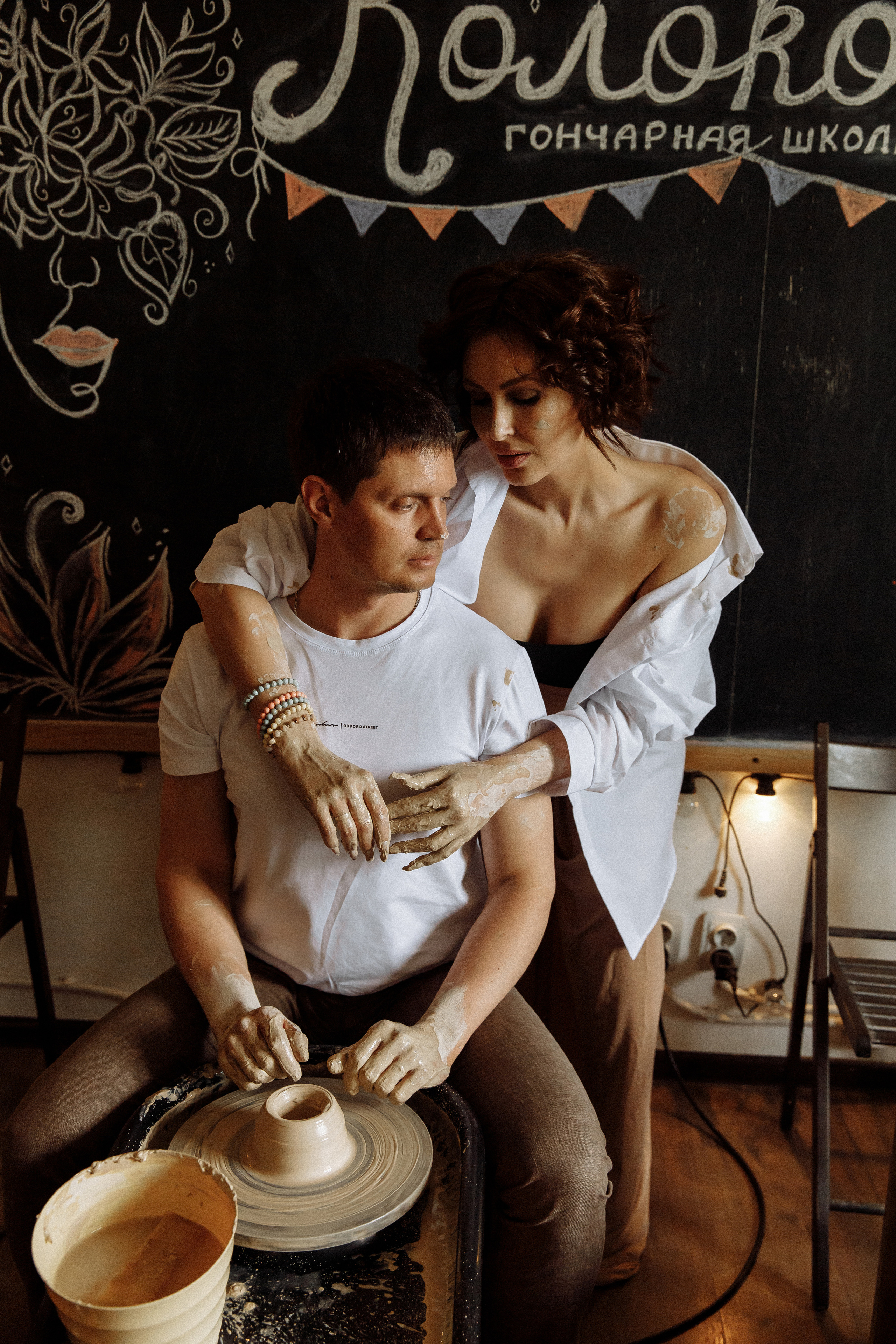 Фотосессия беременности в гончарной школе. Фотограф Норильск, Москва