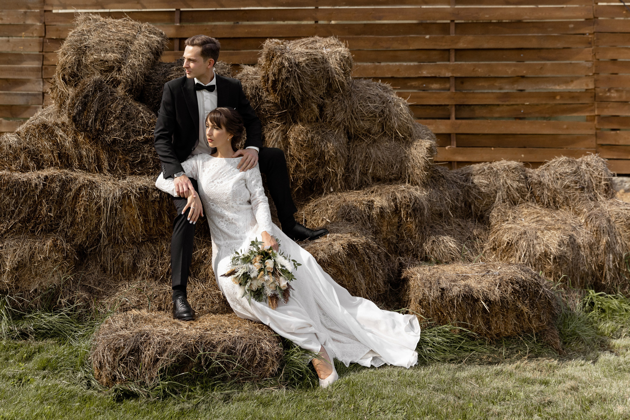 Стога сена. Локация для фотосессии. Свадебная площадка РАНЧО