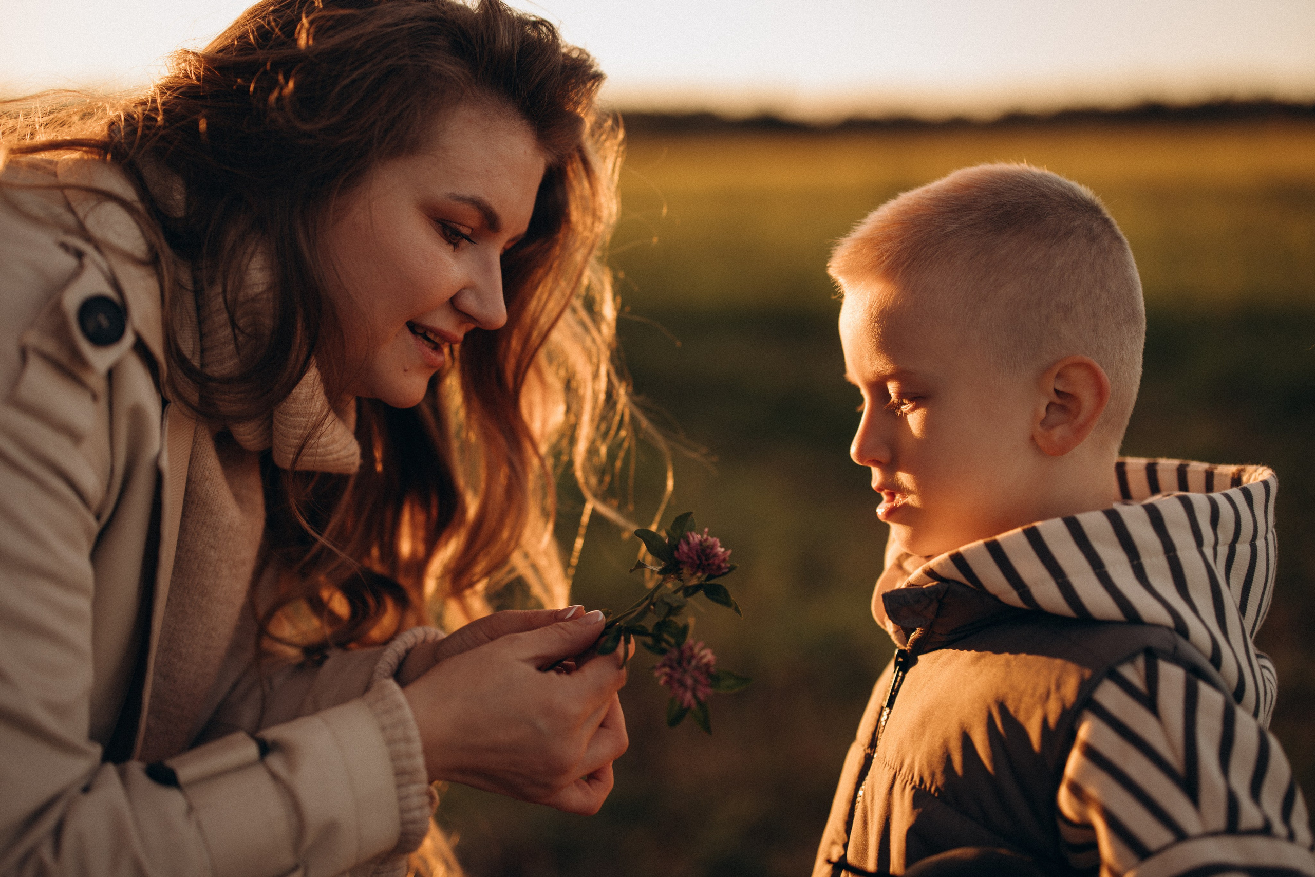 На закате. Евгения Пелипас
