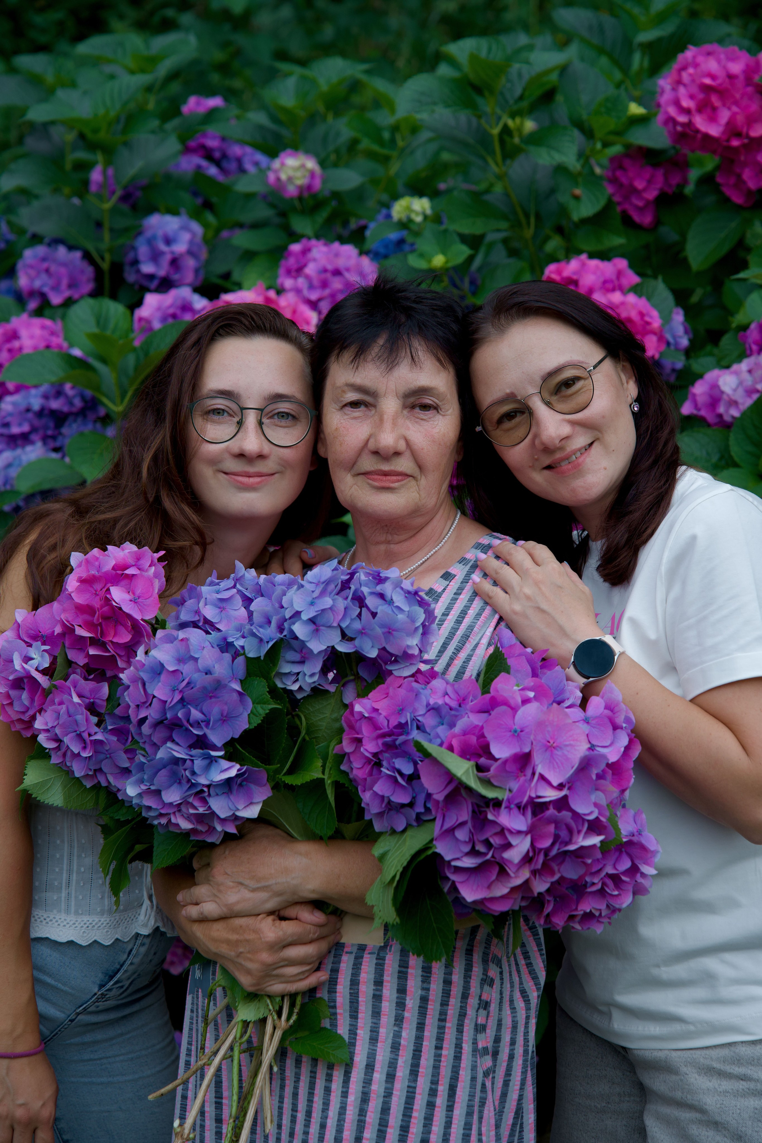 Гортензии_Сёстры Ульяна и Лилия