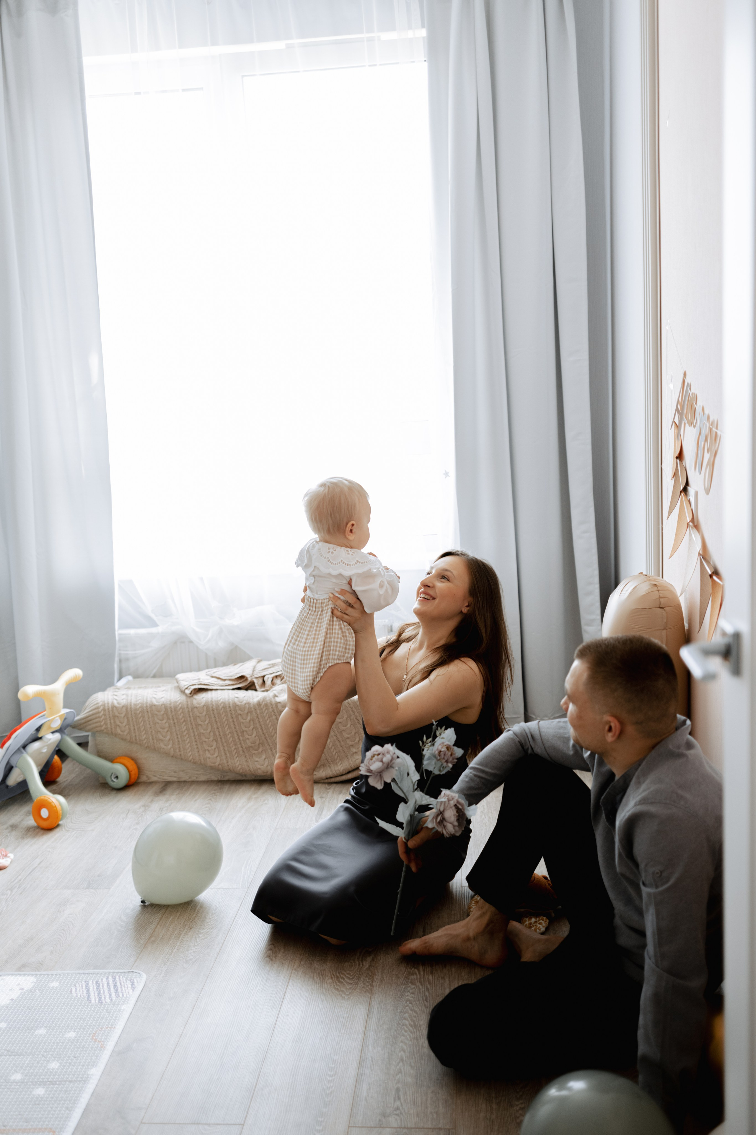 Первый день рождения Стефании. Фотограф Москва