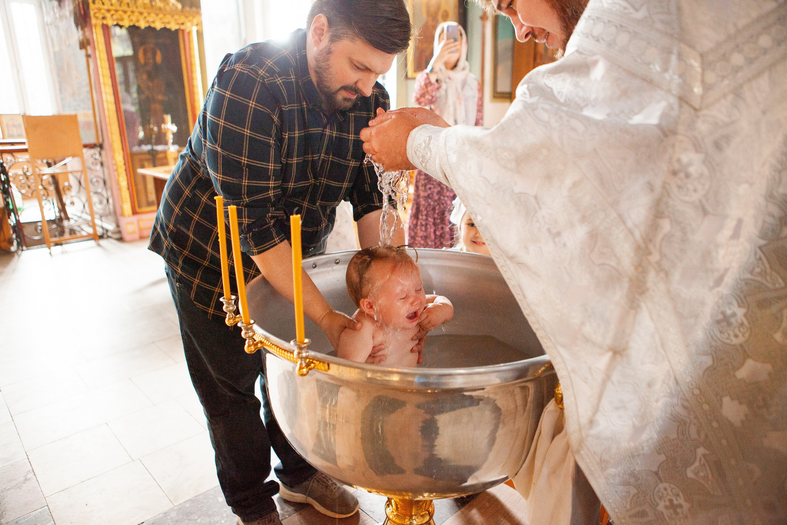 Крещение Дарьи. Фотограф Ольга Ефремова