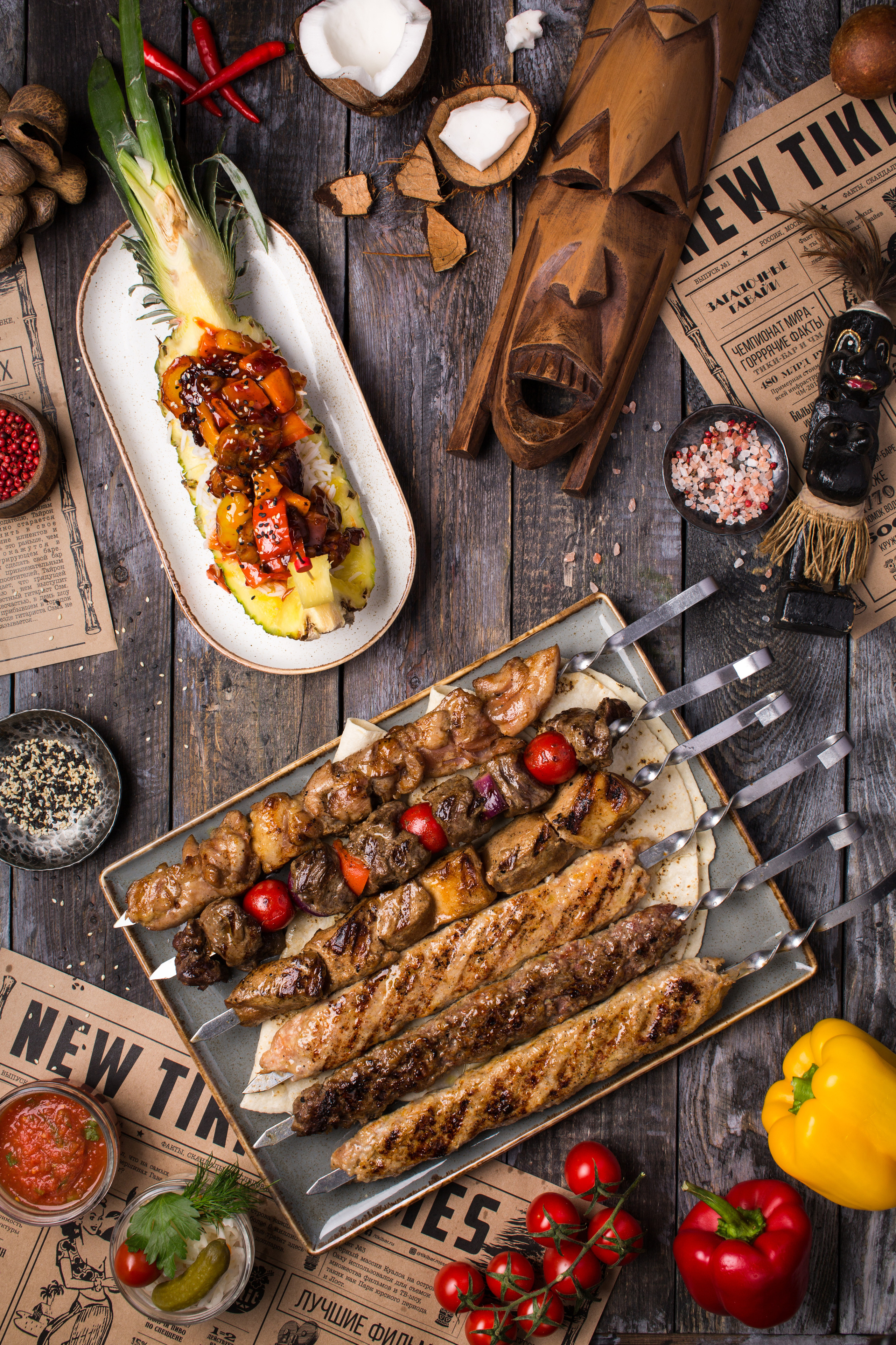 Tiki Bar. Фудфотограф, фудстилист и сет дизайнер в Москве Алена Синицына