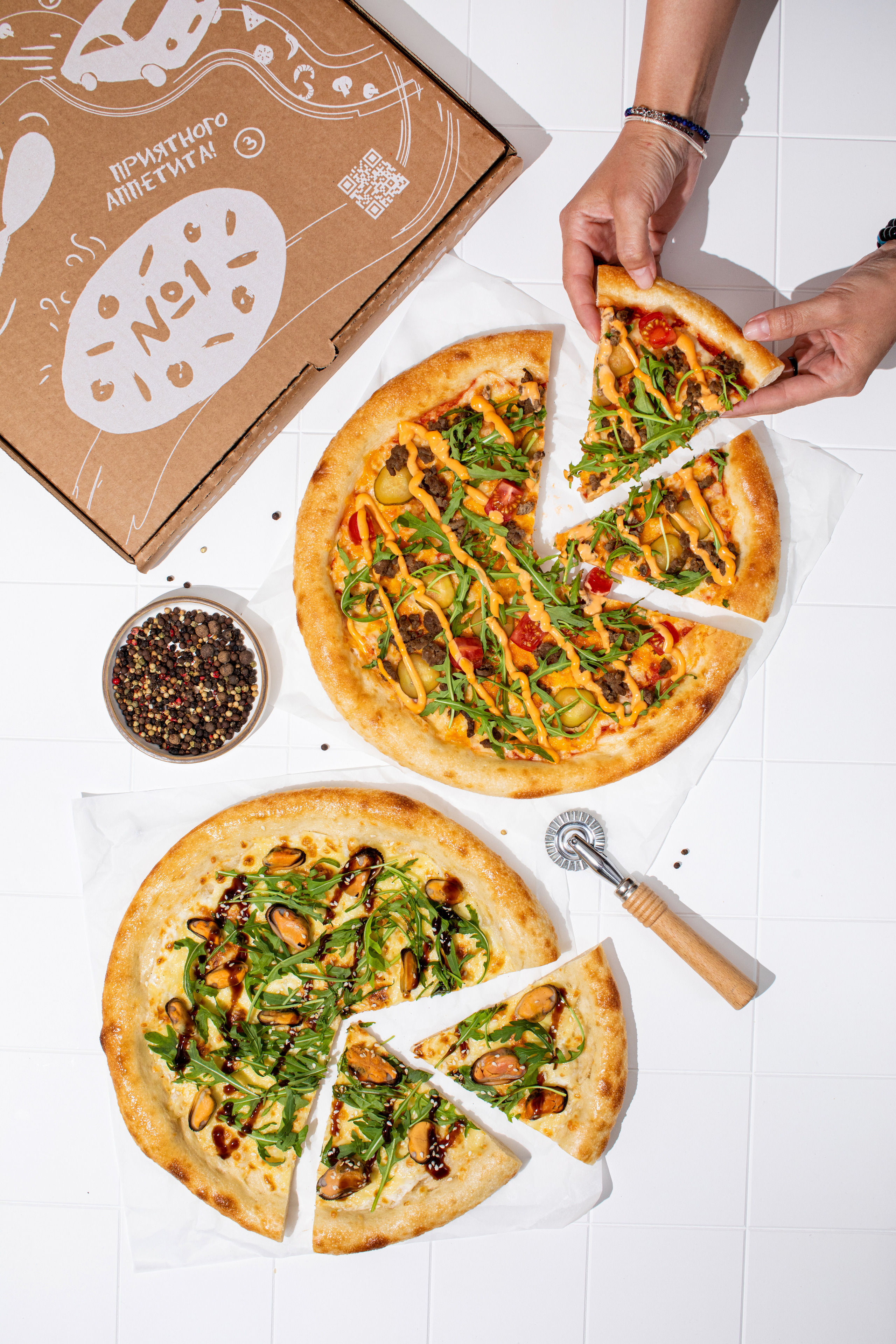 Pizza #1. Фудфотограф, фудстилист и сет дизайнер в Москве Алена Синицына