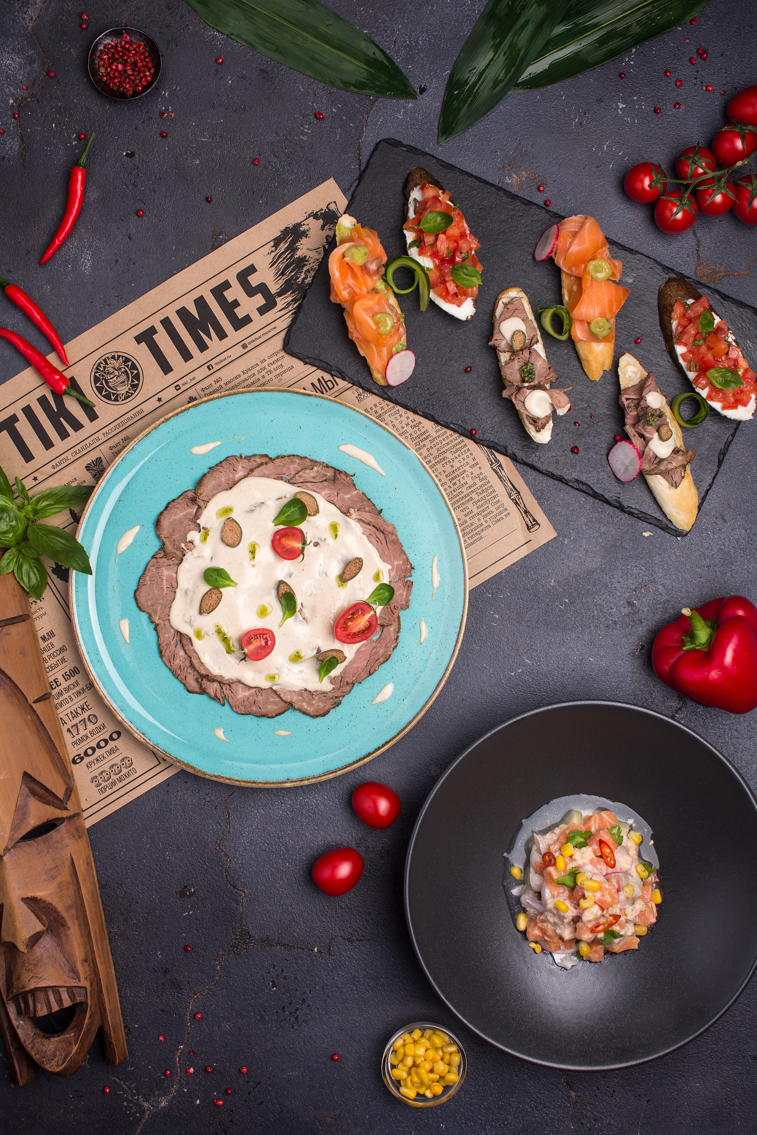 Tiki Bar. Фудфотограф, фудстилист и сет дизайнер в Москве Алена Синицына