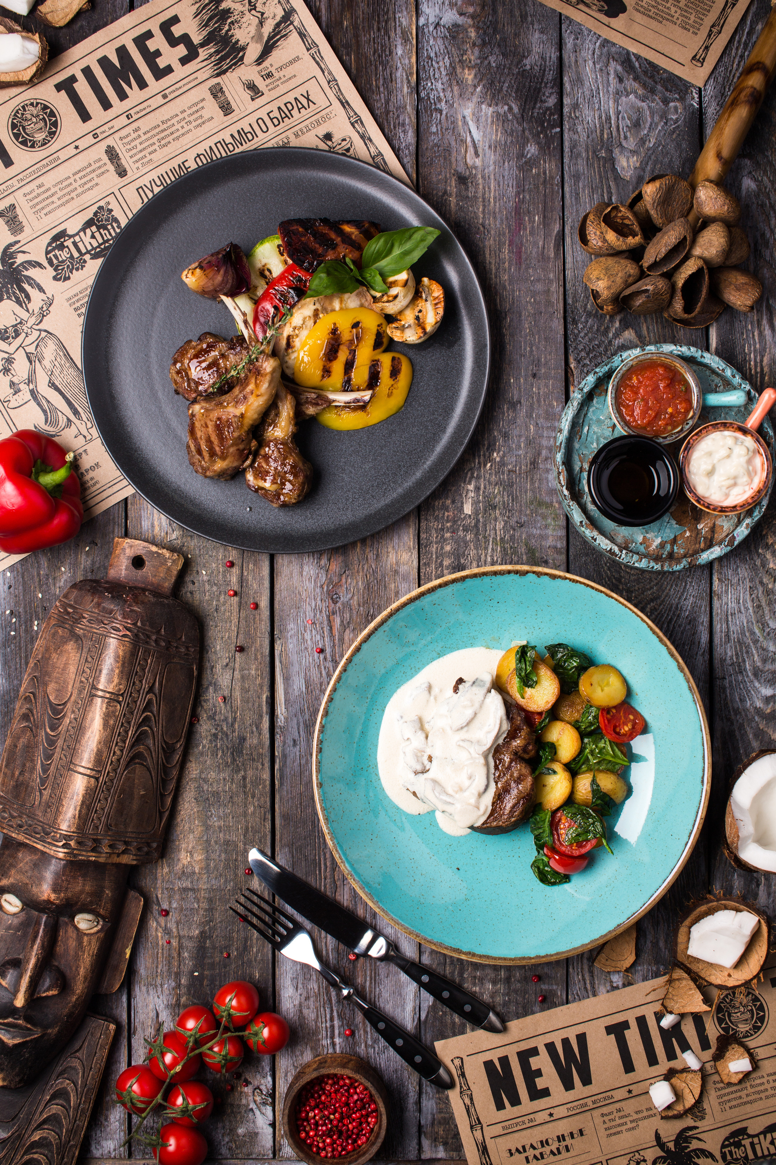 Tiki Bar. Фудфотограф, фудстилист и сет дизайнер в Москве Алена Синицына