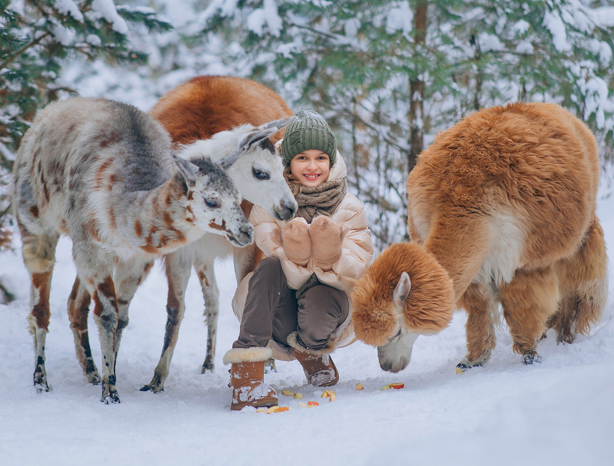 Детские фотосессии на природе. Детский и семейный фотограф с животными в Москве Гурьева Надежда
