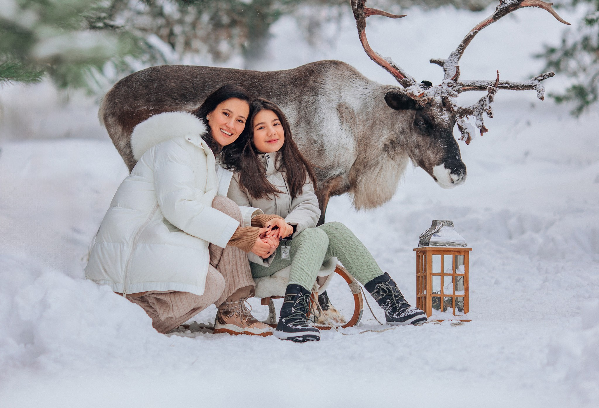 Семейные фотосессии на природе с животными. Детский и семейный фотограф с животными в Москве Гурьева Надежда