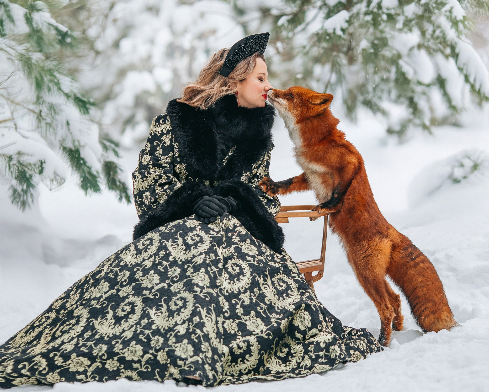 Девушки на природе. Детский и семейный фотограф с животными в Москве Гурьева Надежда